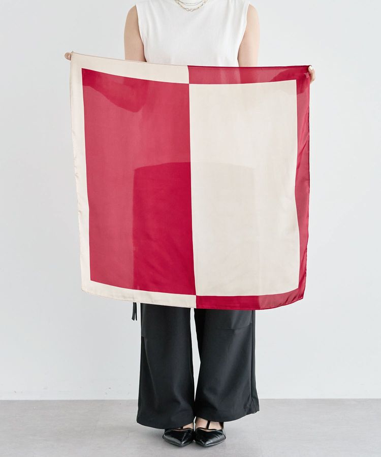 Green Parks「・スクエアパターンスカーフ 70&times;70」|バンダナ・スカーフ|