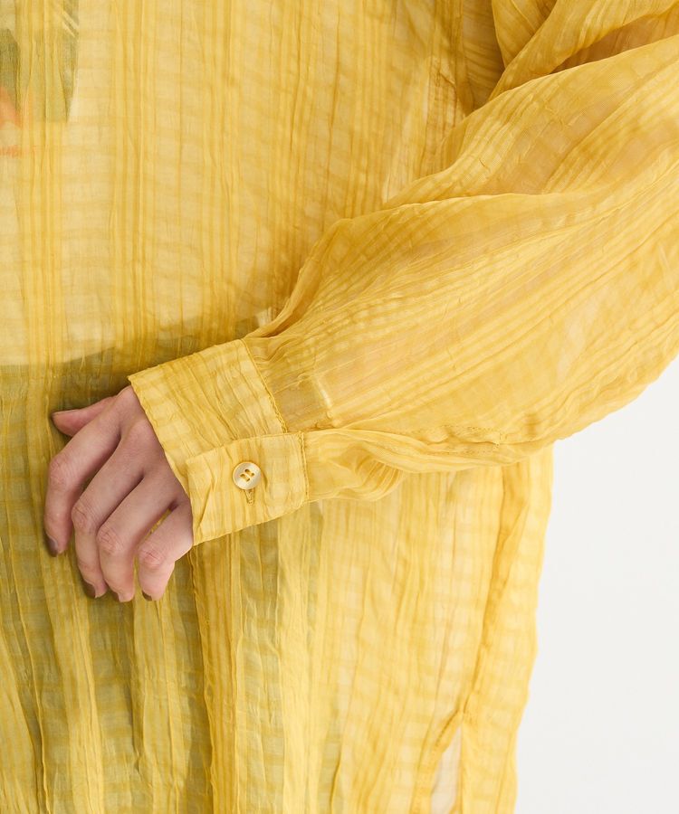 Green Parks「シアーワッシャーロングスリーブシャツ」|シャツ・ブラウス|