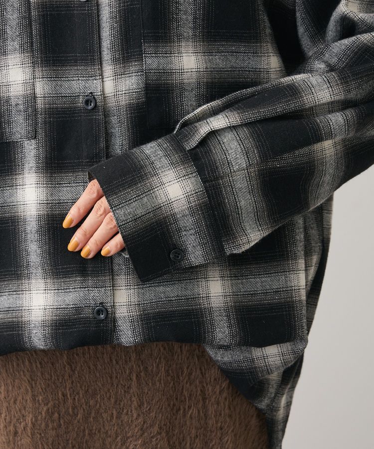 Green Parks「・ELENCARE DUE 2wayチェックビックシャツ」|チュニック|