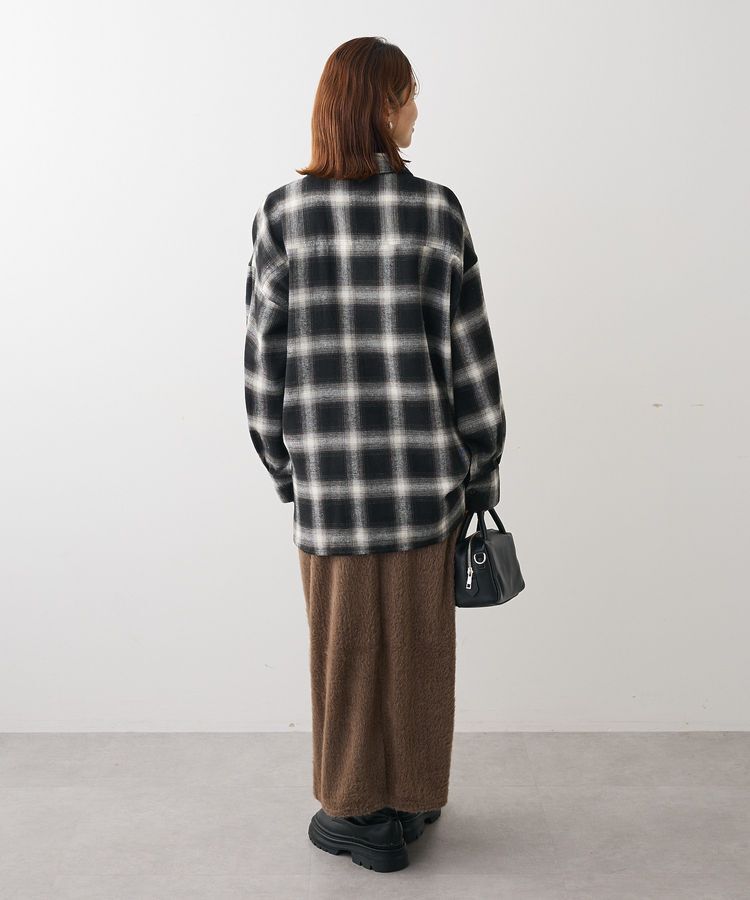 Green Parks「・ELENCARE DUE 2wayチェックビックシャツ」|チュニック|