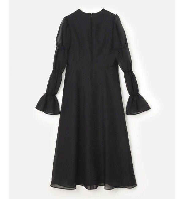 LOULOU WILLOUGHBY「【LOULOU WILLOUGHBY】ギャザーシフォンスリーブワンピース」|ワンピース|