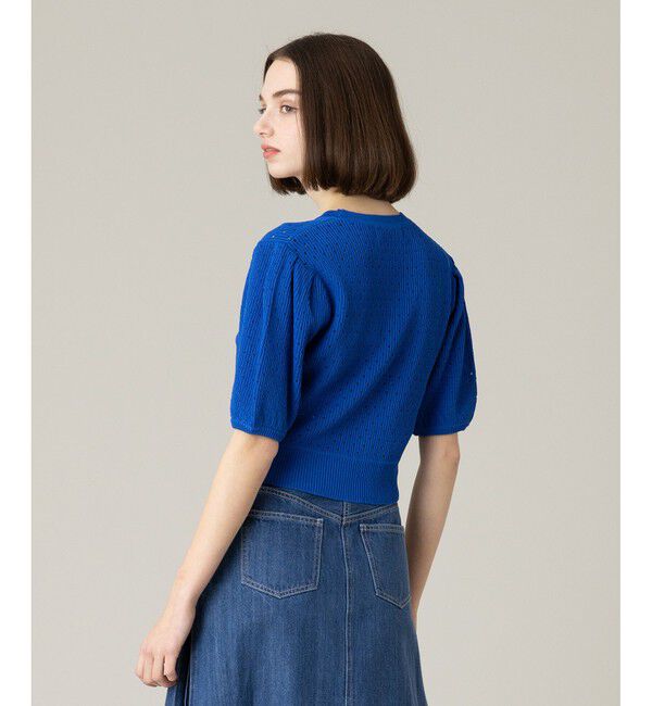 LOULOU WILLOUGHBY「【LOULOU WILLOUGHBY】アイレットポインテールカーディガン」|カーディガン|