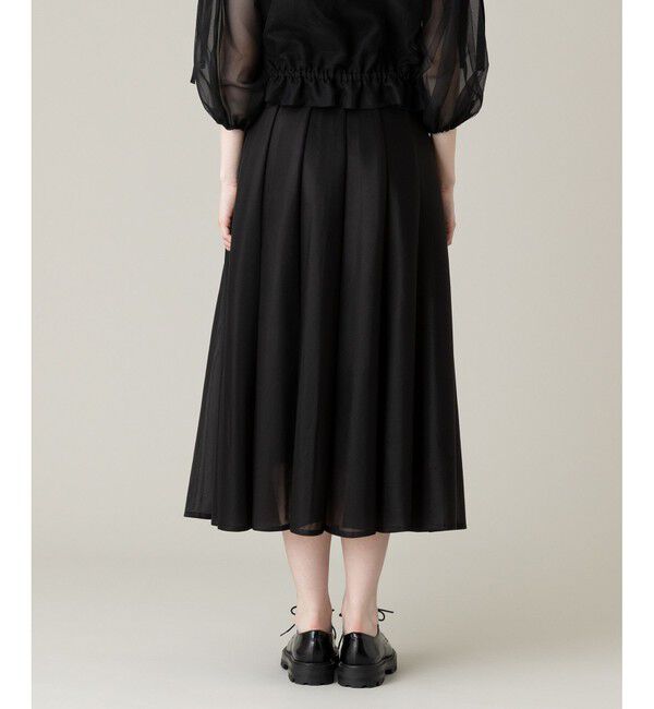 LOULOU WILLOUGHBY「【LOULOU WILLOUGHBY】ダブルラッセルシアースカート」|スカート|