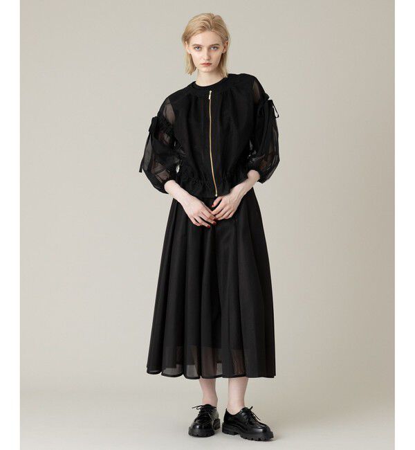 LOULOU WILLOUGHBY「【LOULOU WILLOUGHBY】ダブルラッセルシアースカート」|スカート|