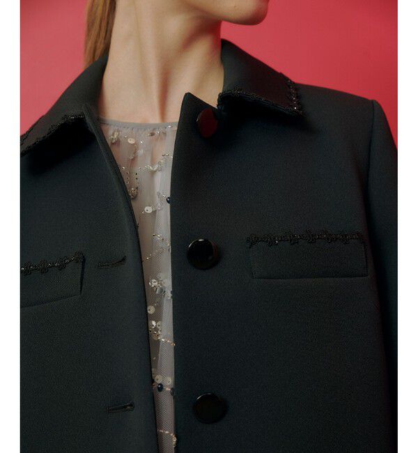 LOULOU WILLOUGHBY「【LOULOU WILLOUGHBY】トリプルクロスステンカラーコート」|ダッフルコート|