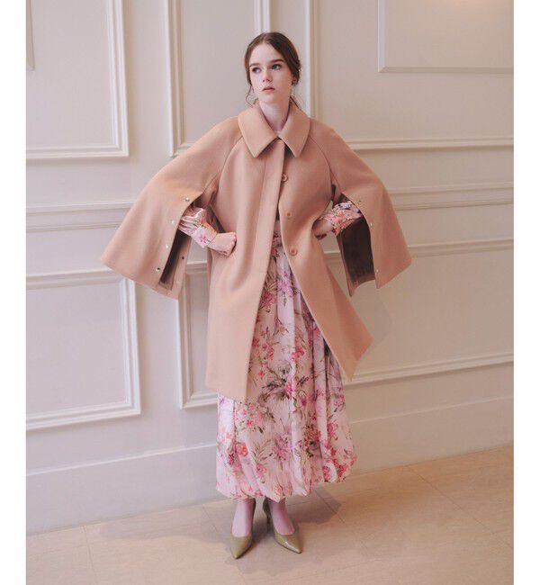 LOULOU WILLOUGHBY「【LOULOU WILLOUGHBY】シャルムビーバーステンカラーコート」|ダッフルコート|