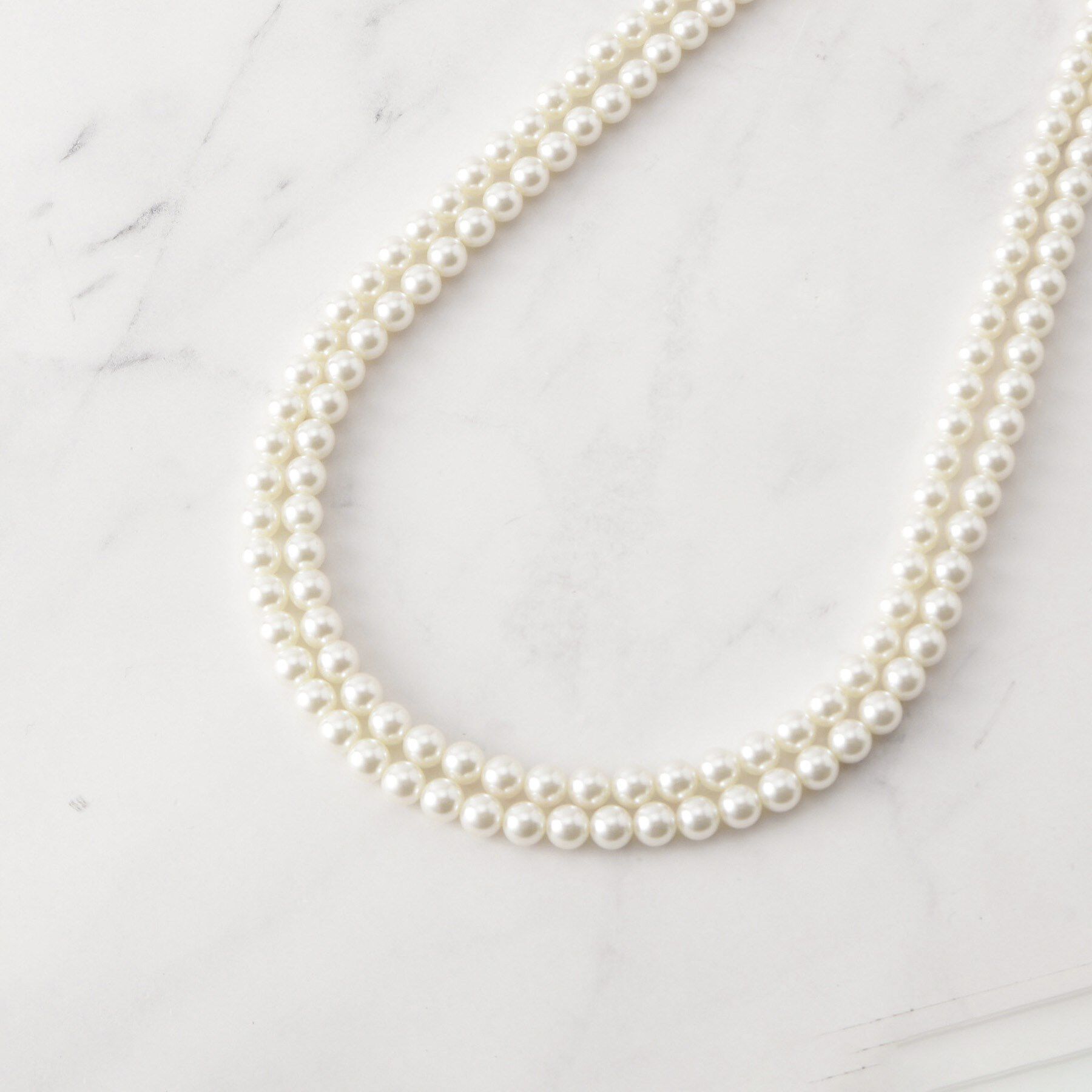 UNTITLED「【アレンジ自在】ロングパール調ネックレス」|ネックレス|