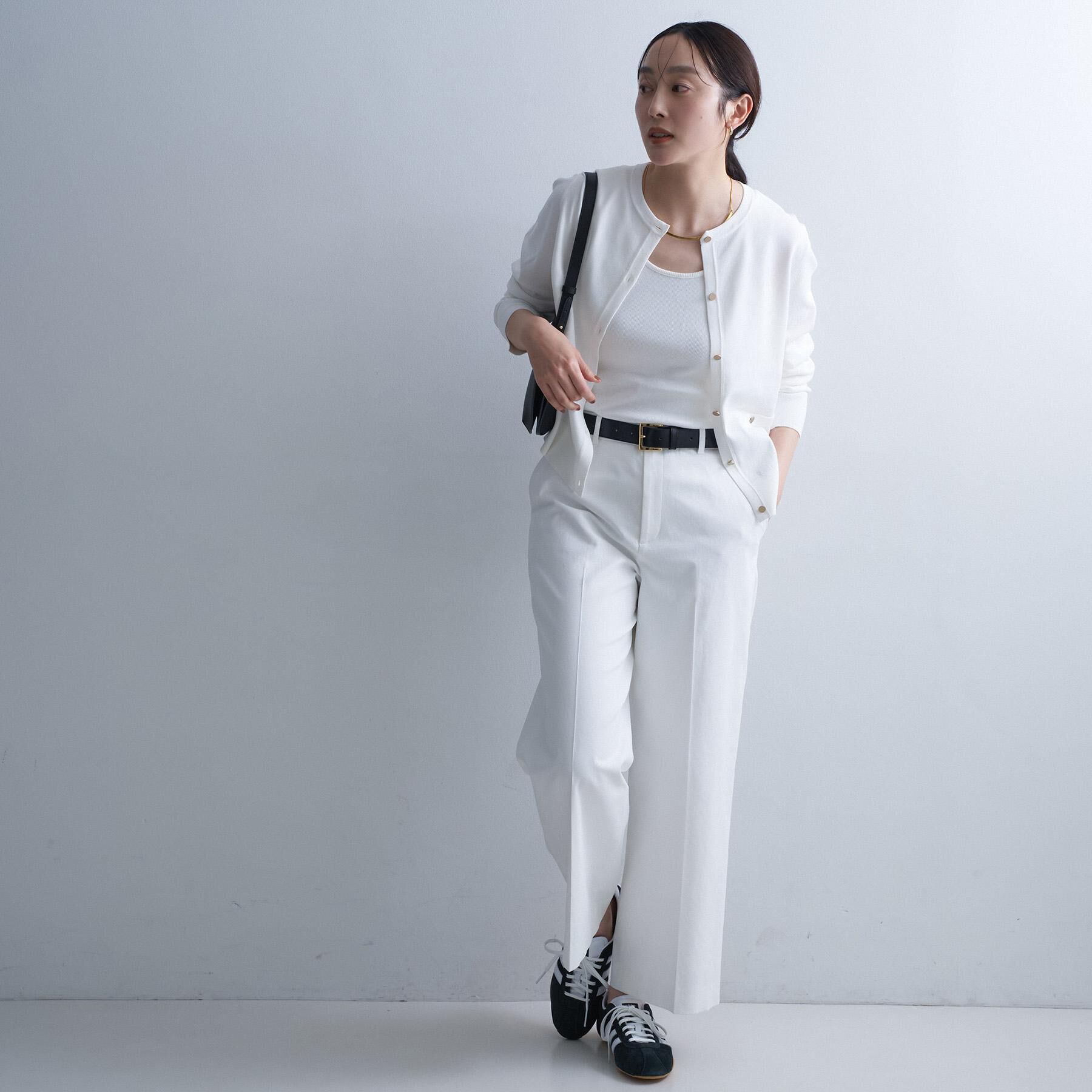 UNTITLED「【アンサンブル可/洗える】クルーネックニットカーディガン」|カーディガン|