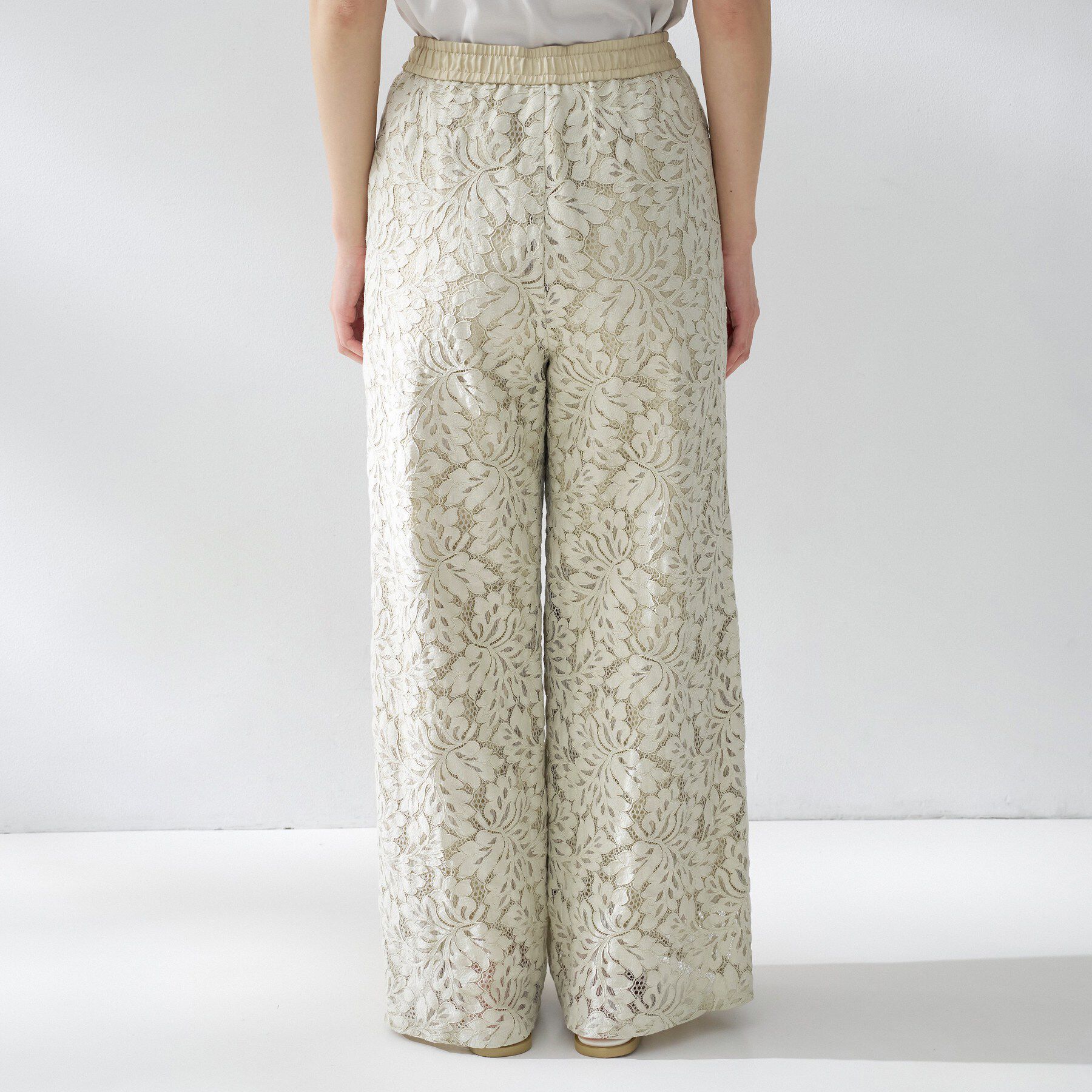 UNTITLED「フラワーレースワイドパンツ」|その他|