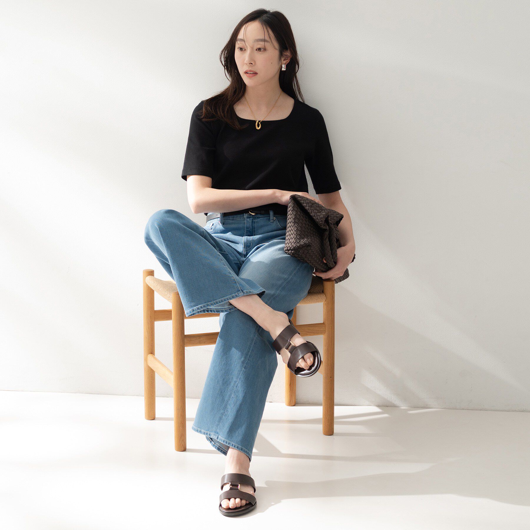 UNTITLED「スクエアネックプルオーバー」|Tシャツ・カットソー|