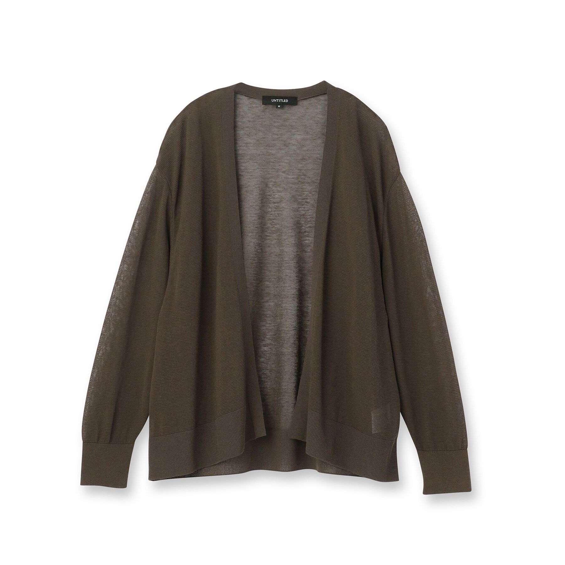 UNTITLED「コットンリネンカーディガン」|カーディガン|