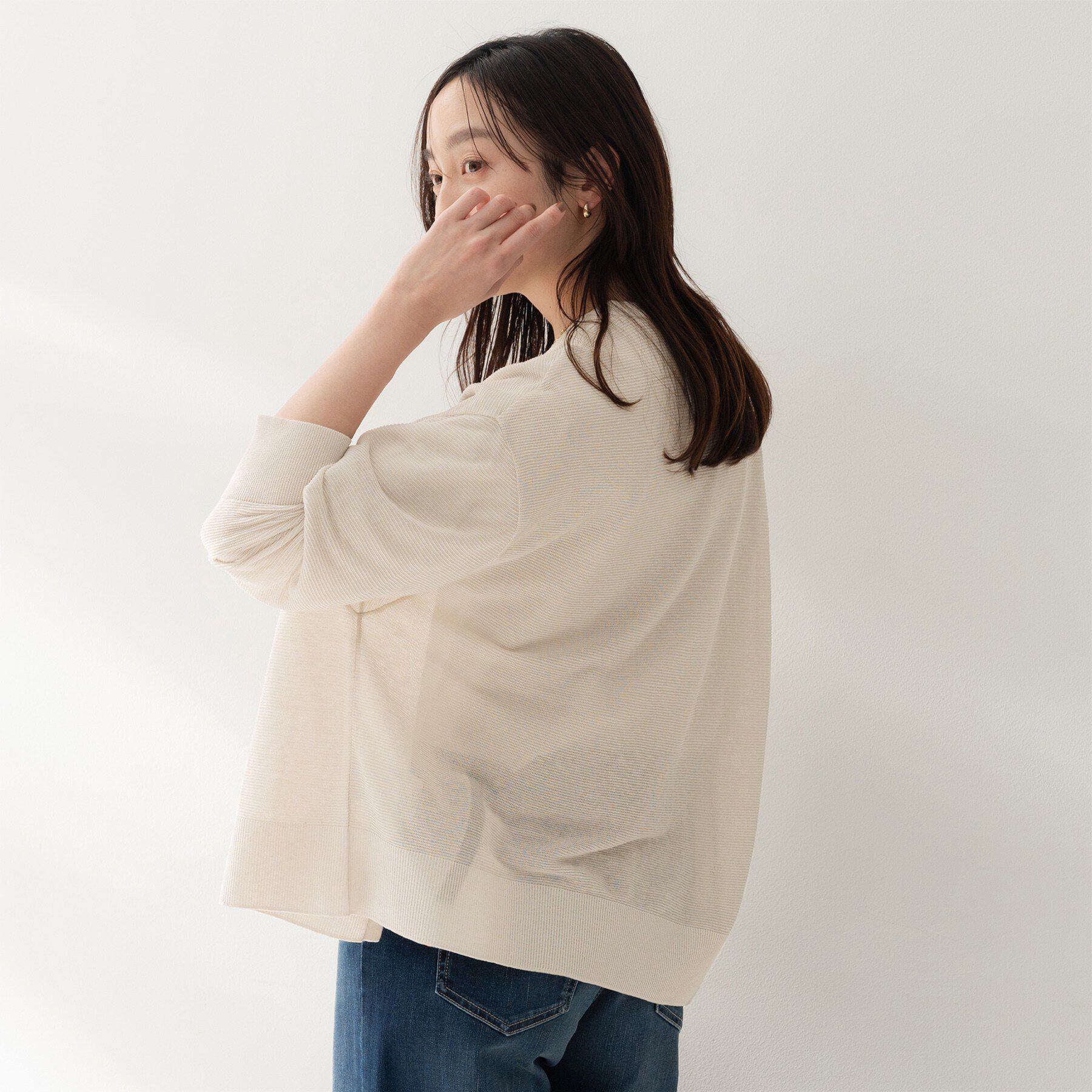 UNTITLED「コットンリネンカーディガン」|カーディガン|