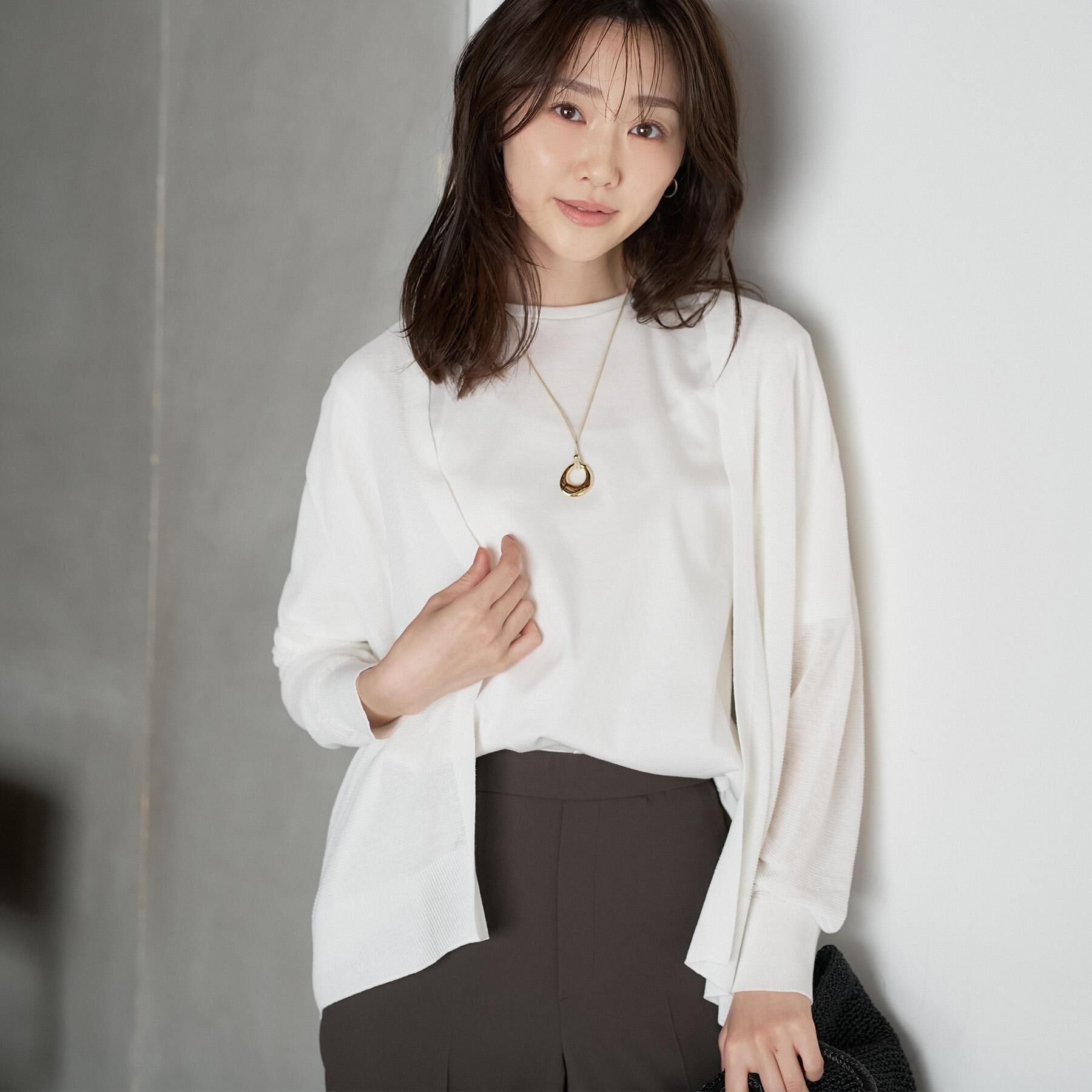 UNTITLED「コットンリネンカーディガン」|カーディガン|