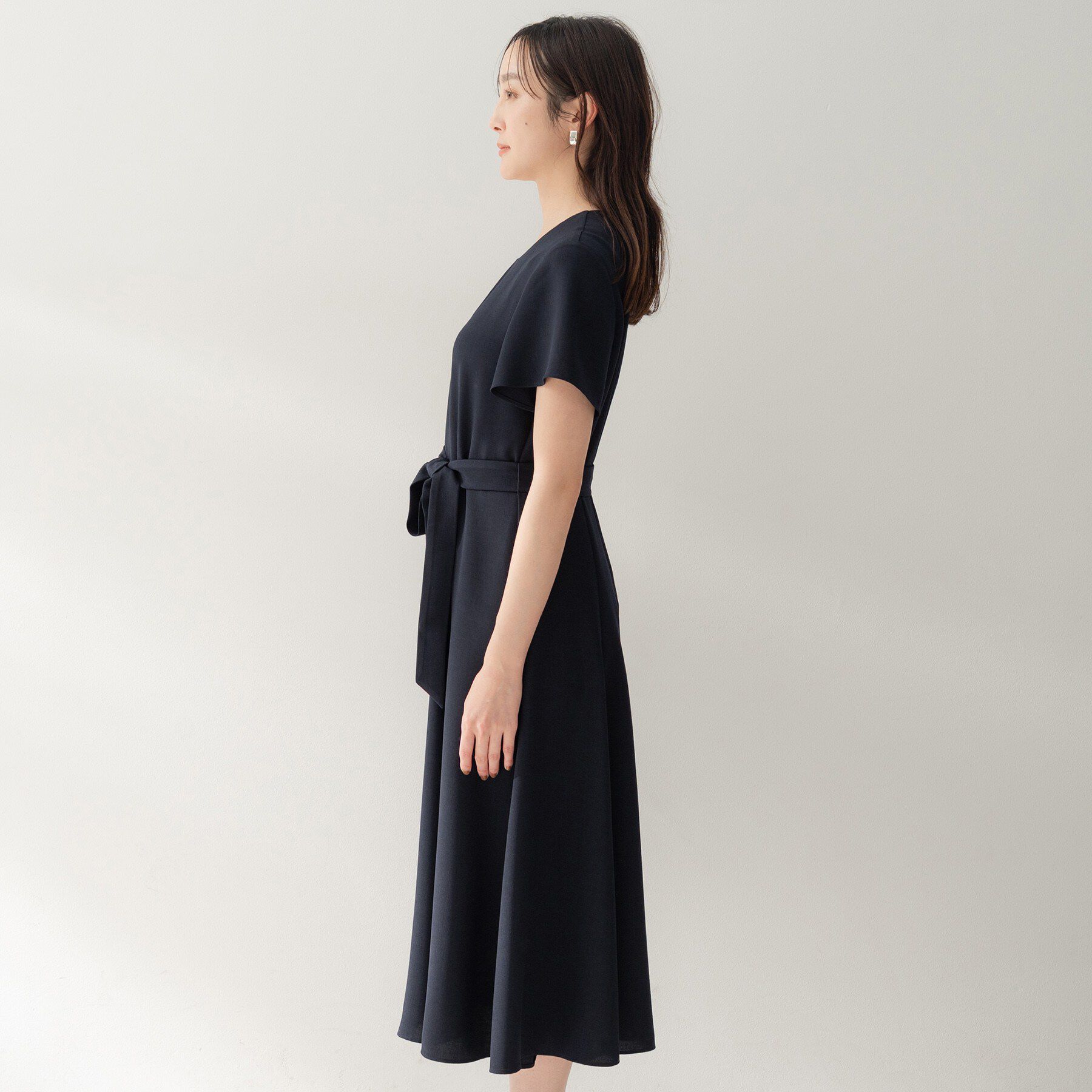 UNTITLED「ドレープツイルワンピース」|ワンピース|