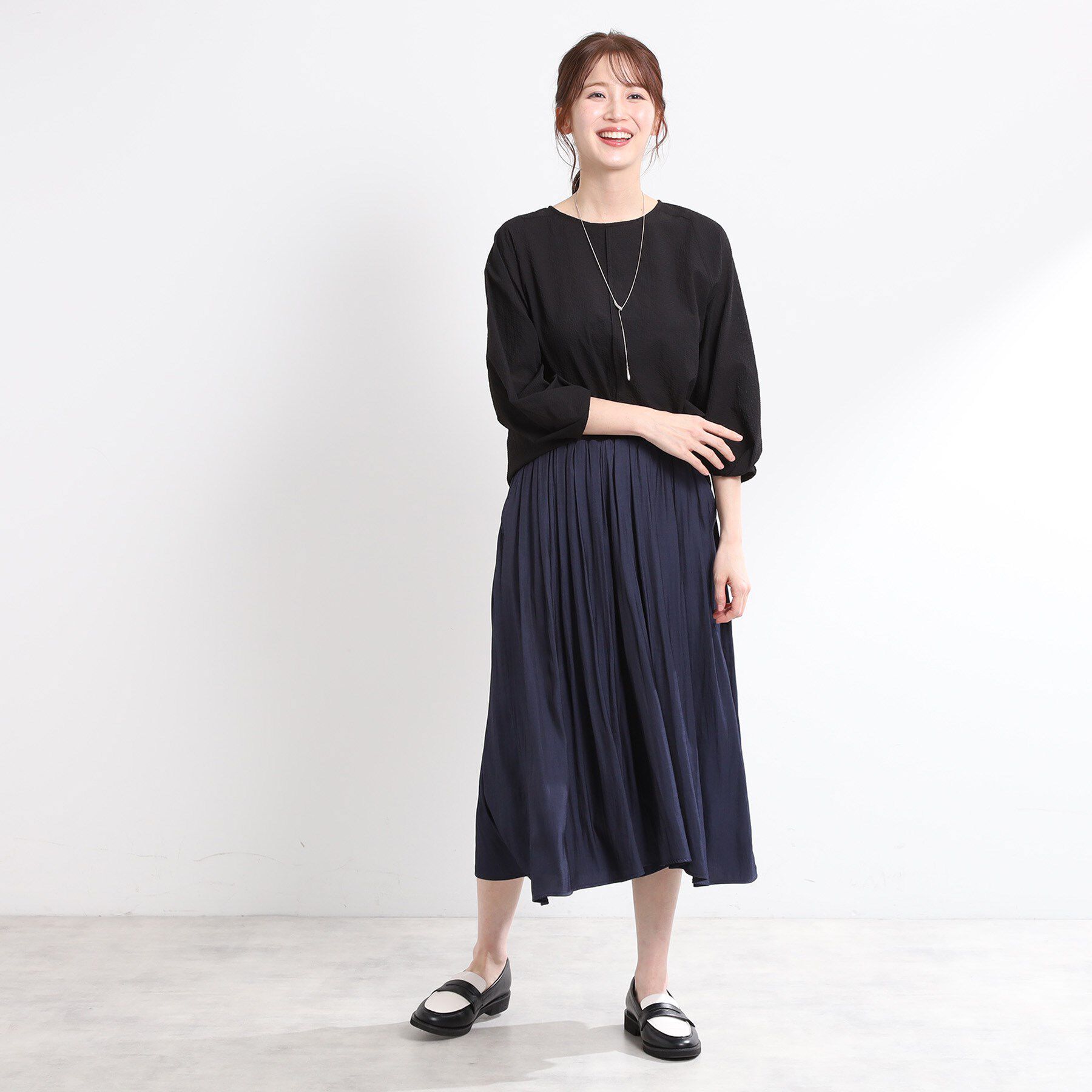 Reflect「【夏SALE／E‐QUALITY／手洗い可】デザインスリーブブラウス」|シャツ・ブラウス|