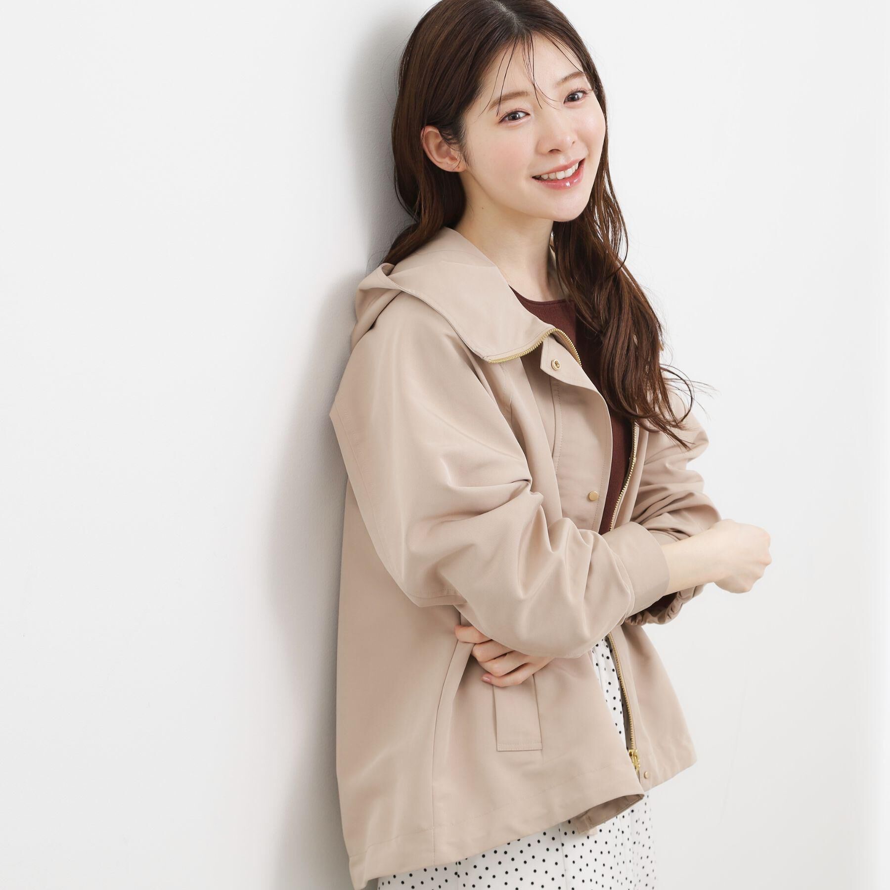 grove「【貴島明日香さん着用】【撥水】きれいめに着こなせるマウンテンパーカ」|ブルゾン・スタジャン|