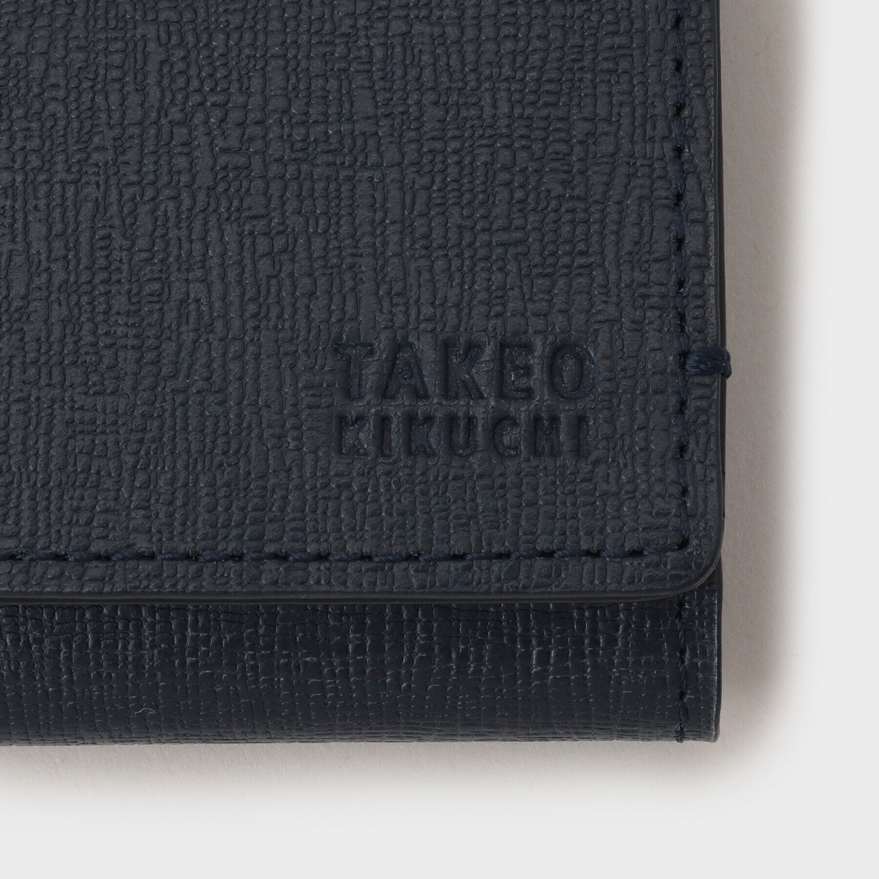 TAKEO KIKUCHI「配色型押しレザー キーケース」|キーケース|