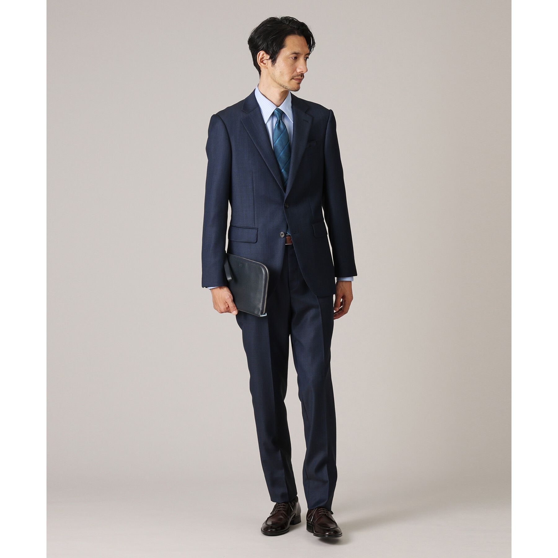 TAKEO KIKUCHI「【ベーシック】レザー クラッチバッグ」|クラッチバッグ|