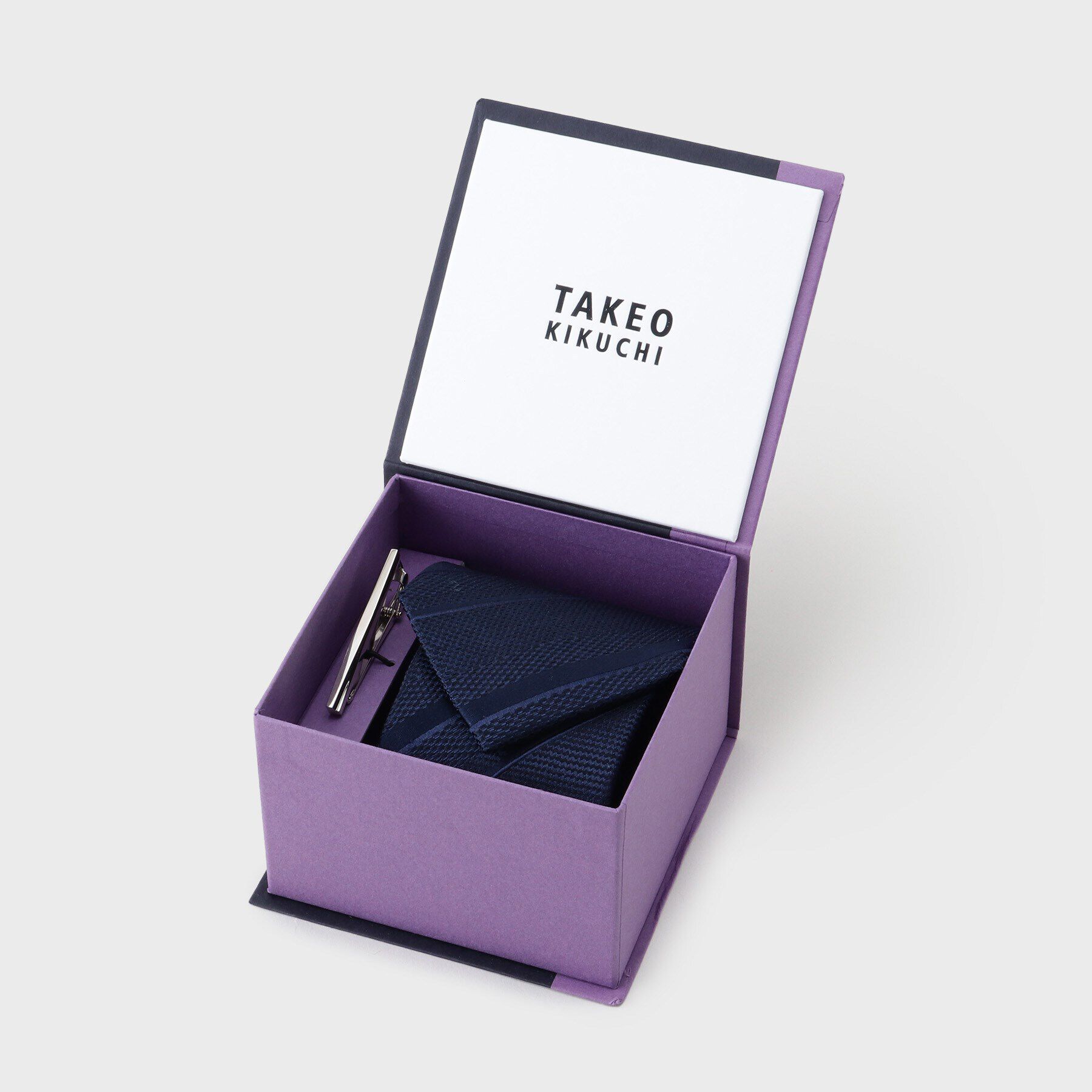 TAKEO KIKUCHI「【カラーBOXセット】ネクタイ＆タイバーセット」|ネクタイ・蝶ネクタイ|