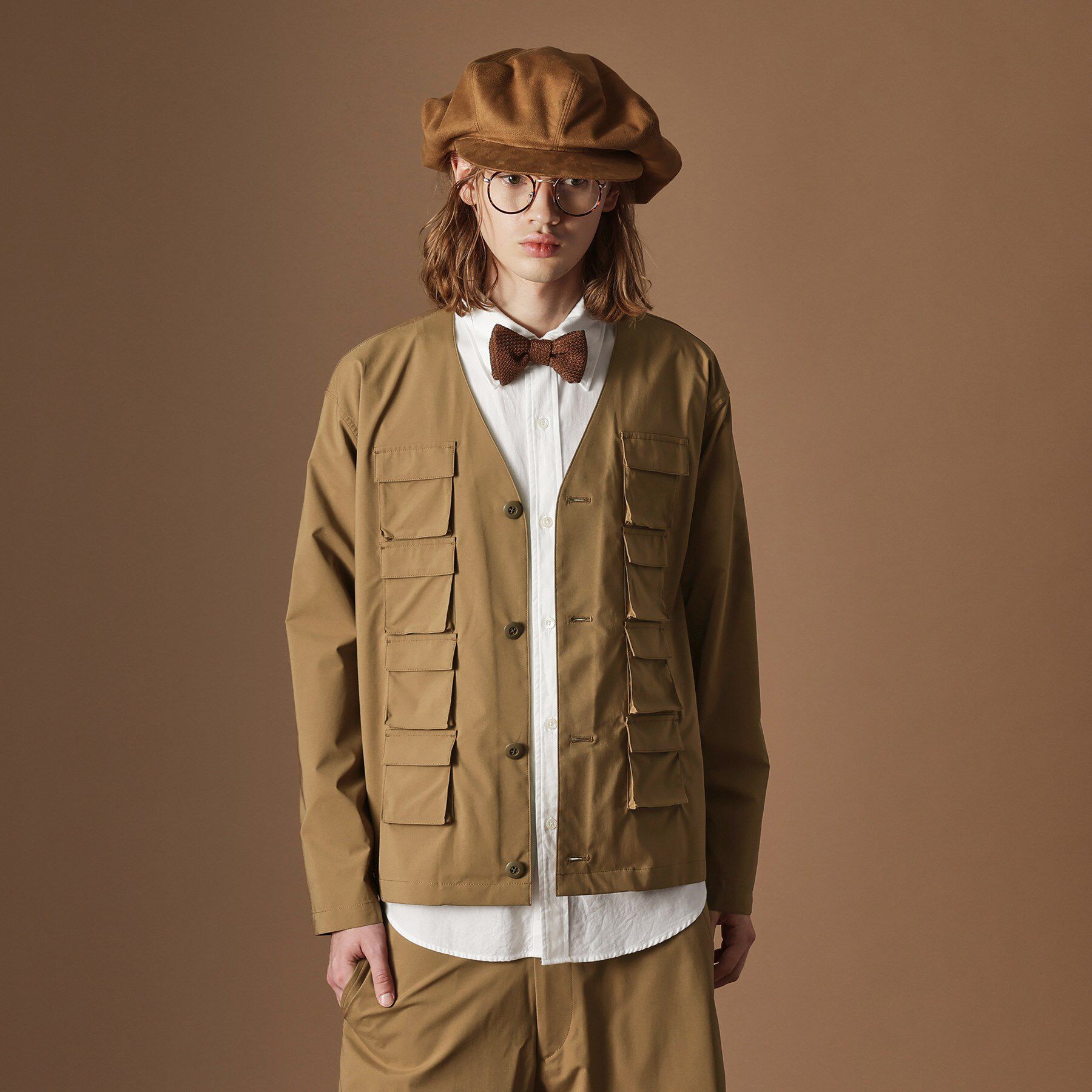 40CARATS&525「エリナシカバーオール」|ブルゾン・スタジャン|ピンクベージュ(05