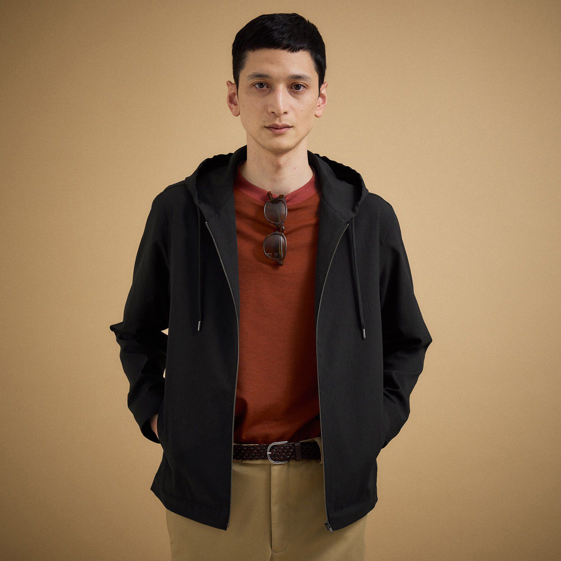 TAKEO KIKUCHI「【撥水・洗える・シワになりにくい】 リランチェ（R） フードブルゾン」|ブルゾン・スタジャン|