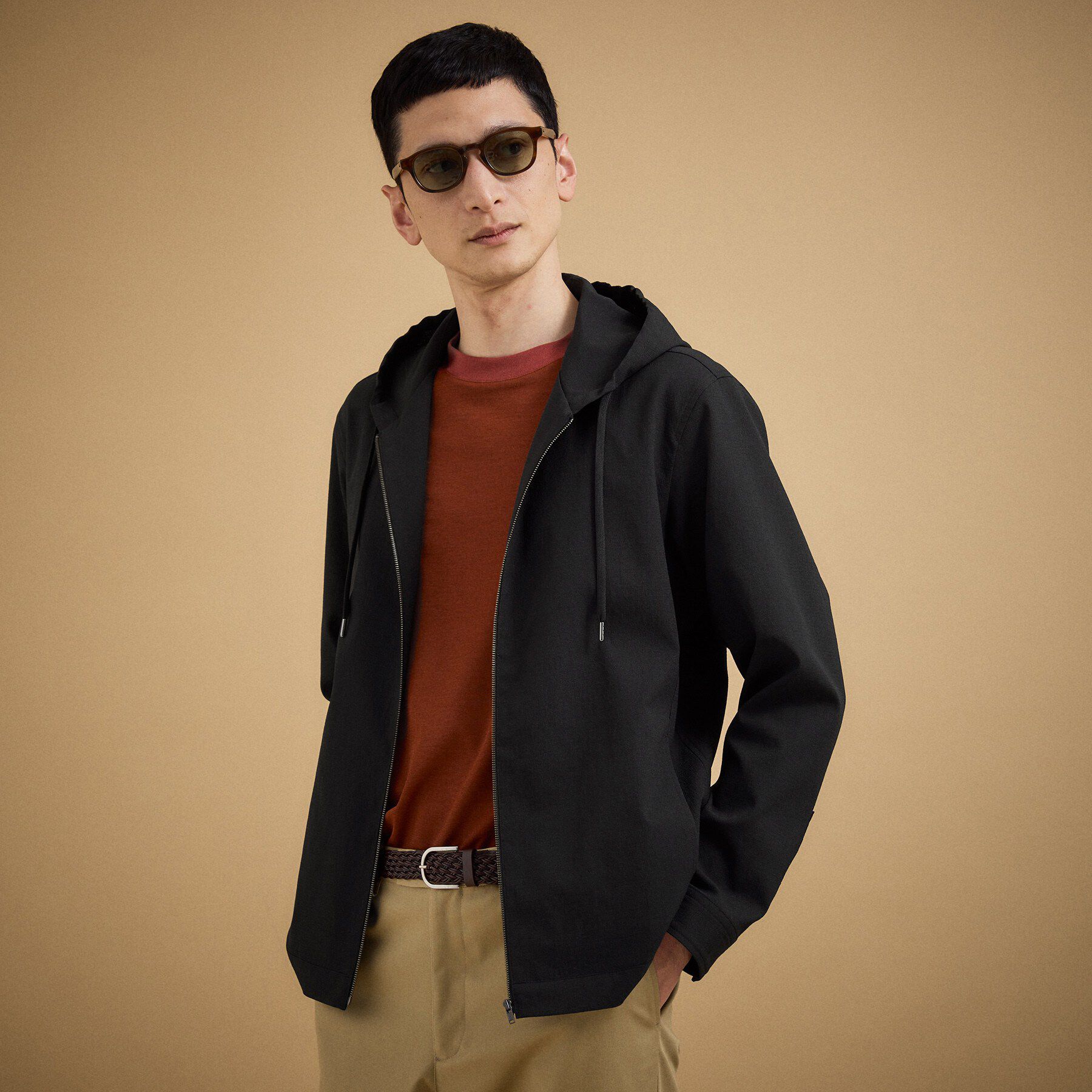 TAKEO KIKUCHI「【撥水・洗える・シワになりにくい】 リランチェ（R） フードブルゾン」|ブルゾン・スタジャン|