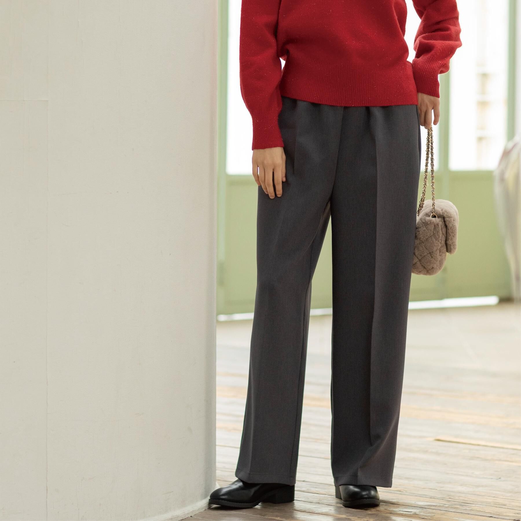 OPAQUE.CLIP「イージーワイドパンツ【洗濯機OK】」|その他|