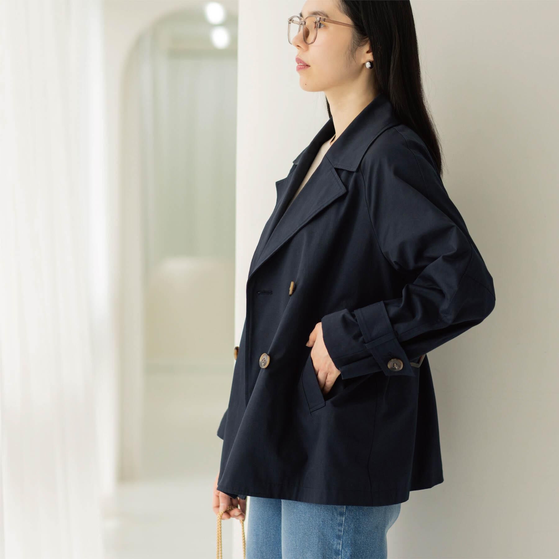 OPAQUE.CLIP「ミドルトレンチコート【洗濯機OK】」|トレンチコート|