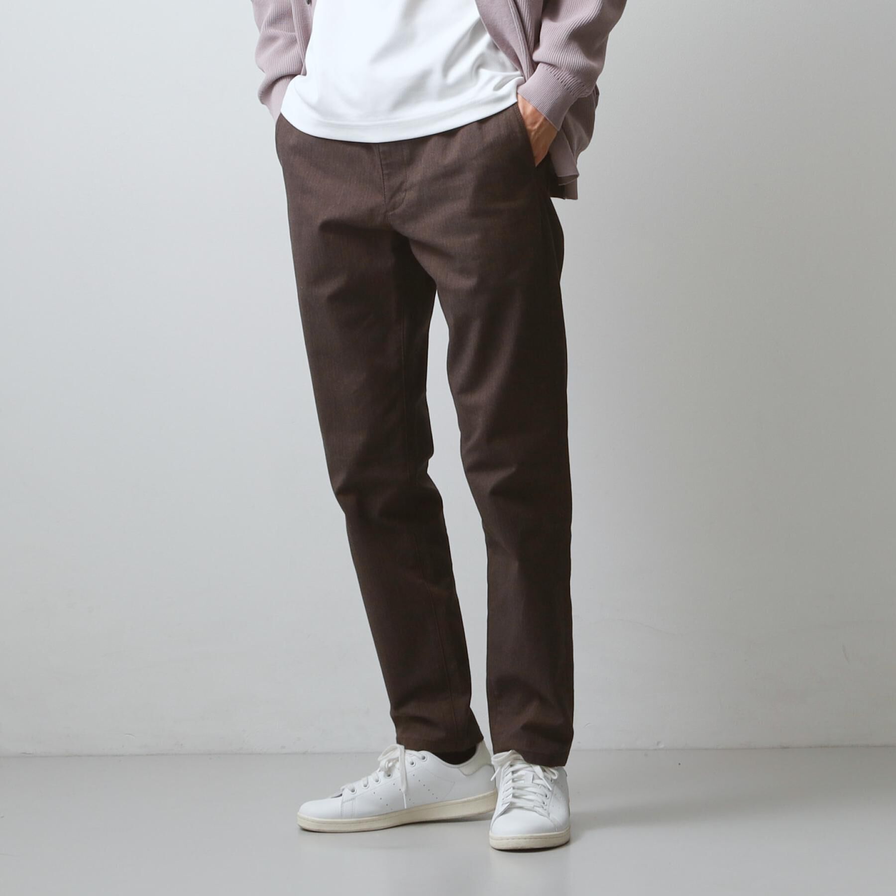 THE SHOP TK「【オールシーズン穿ける！】7DAYSストレッチへリンボンパンツ　ON&hArr;OFF兼用」|その他|