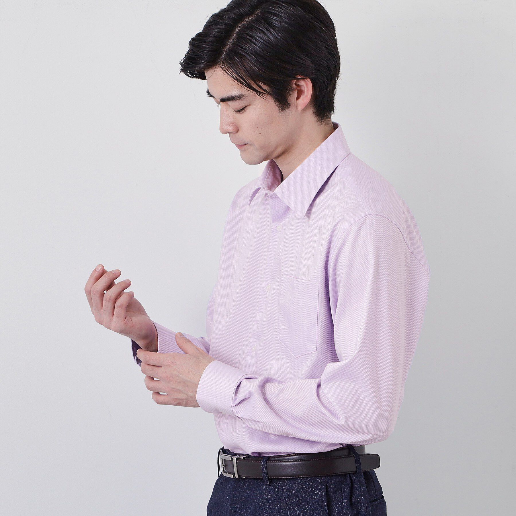 THE SHOP TK「【ビジネス/セレモニー】ドレスドビー長袖シャツ」|シャツ・ブラウス|