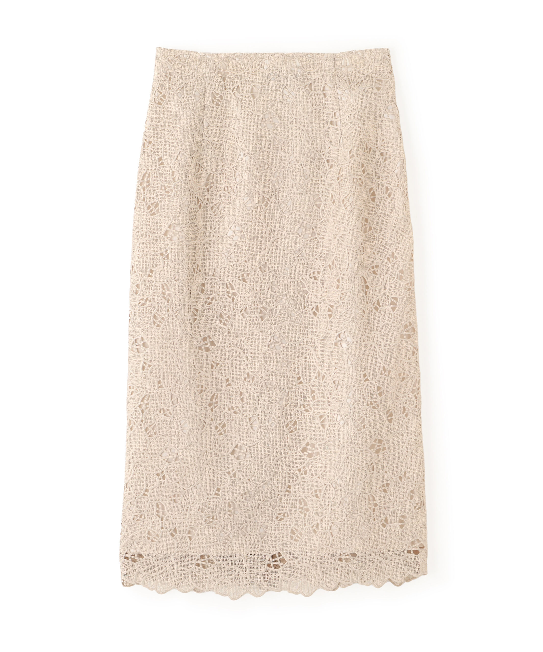  「フラワーレースタイトスカート」|スカート|