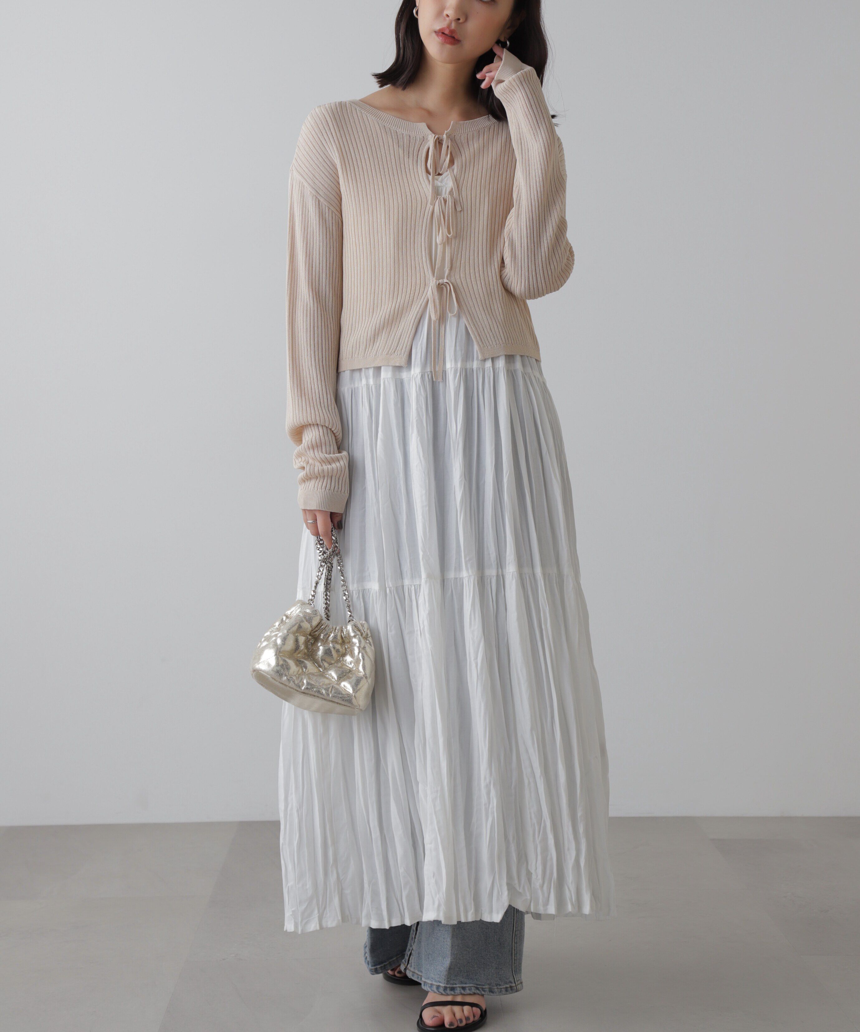  「前後2Wayメッシュニット」|ニット・セーター|