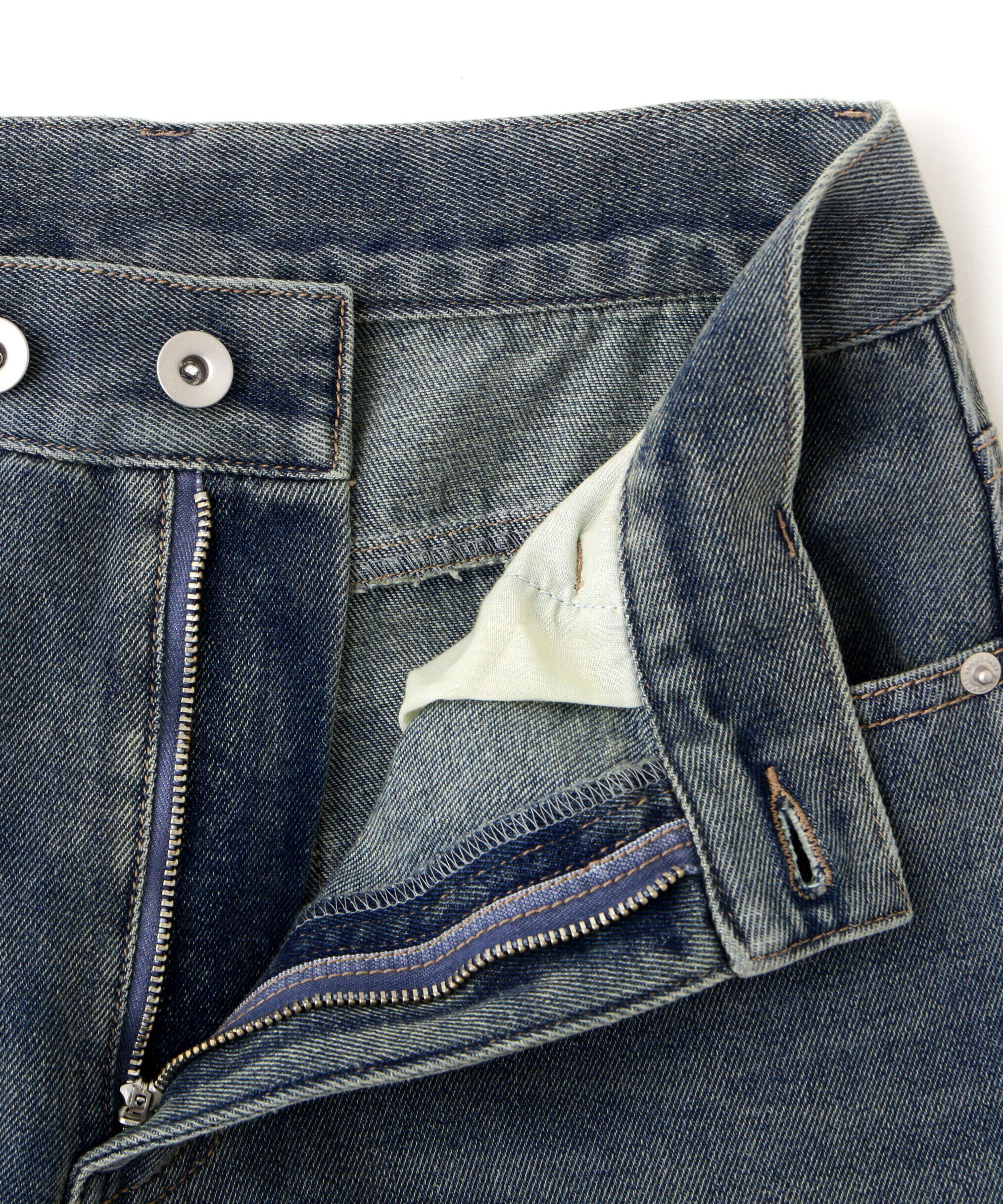  「裾ボタン2wayバギーデニムパンツ」|その他|