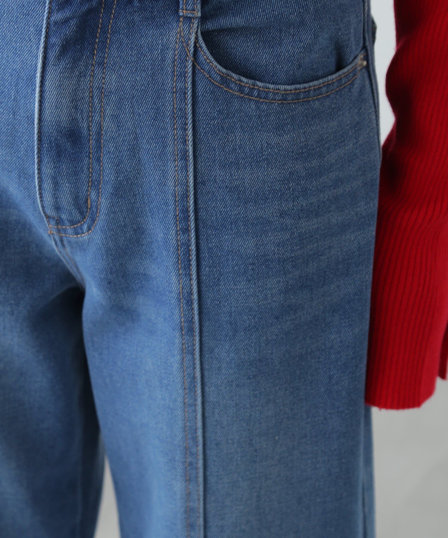  「センターシームストレートデニム」|その他|