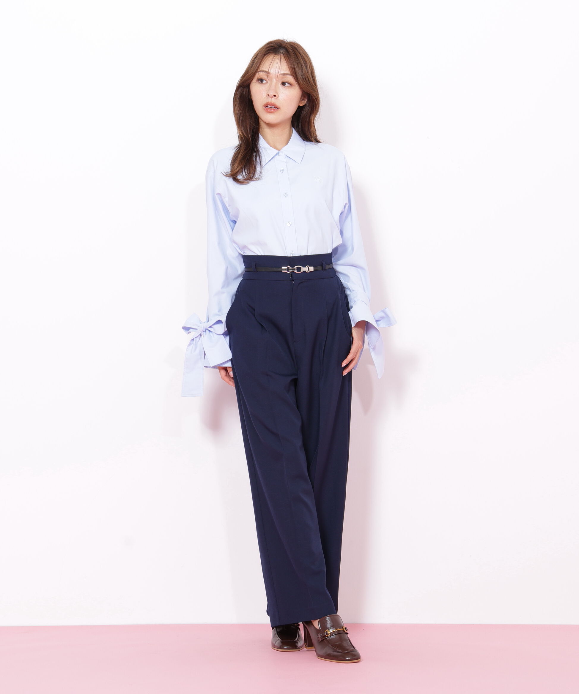  「アイコニック袖リボンブラウス」|シャツ・ブラウス|
