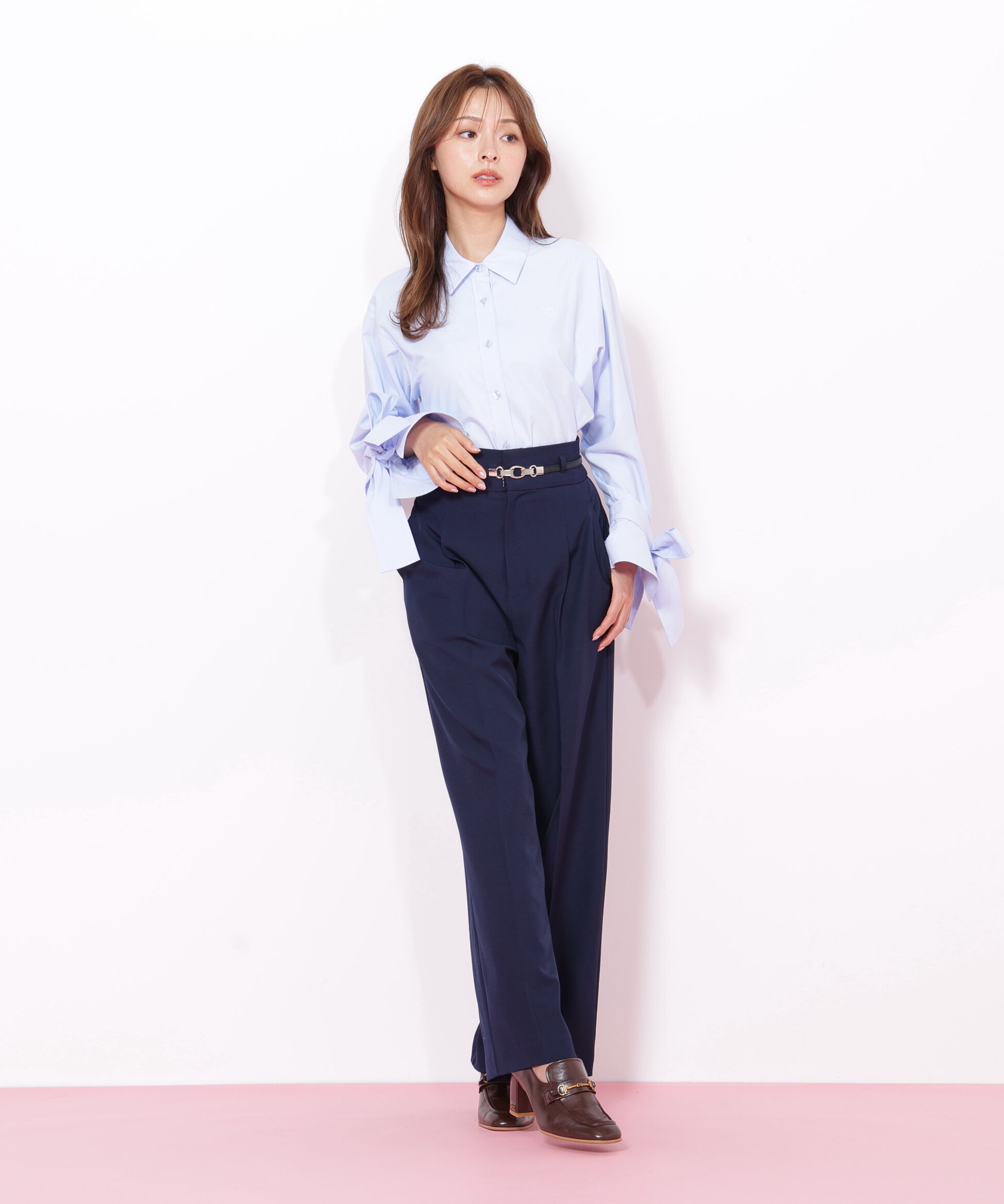  「アイコニック袖リボンブラウス」|シャツ・ブラウス|