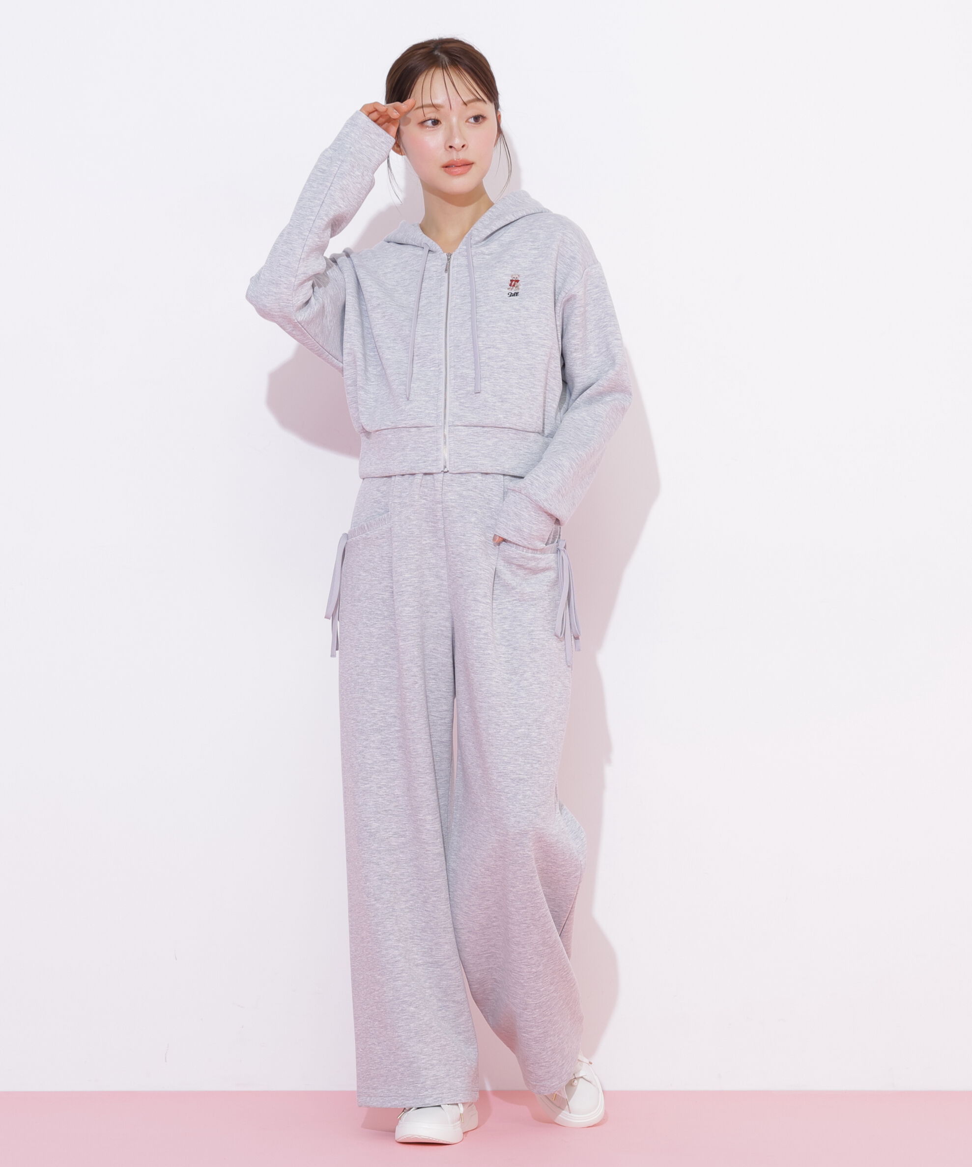  「＜BEARシリーズ＞ワンポイント刺繍パーカー」|Tシャツ・カットソー|