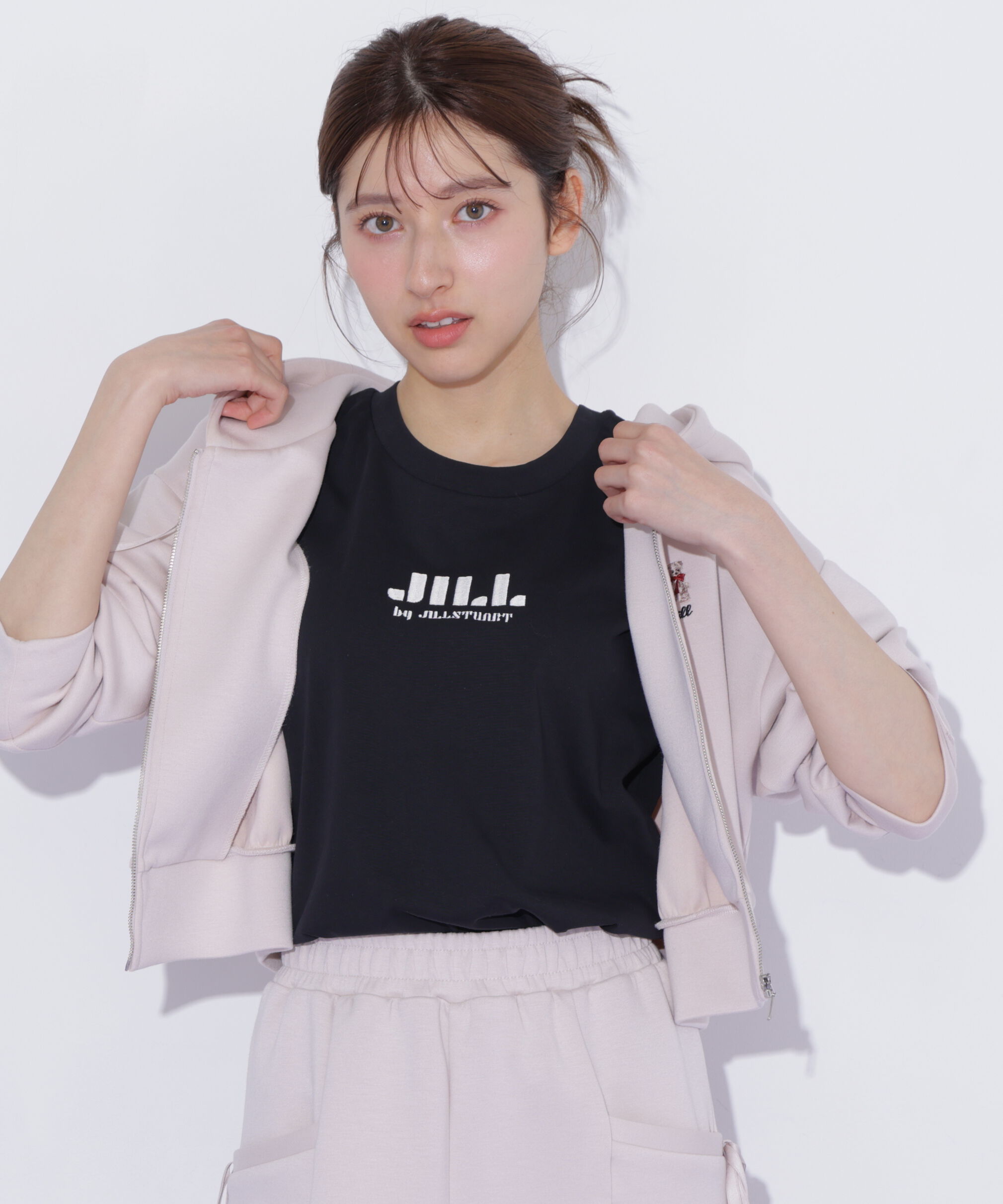  「＜BEARシリーズ＞ワンポイント刺繍パーカー」|Tシャツ・カットソー|