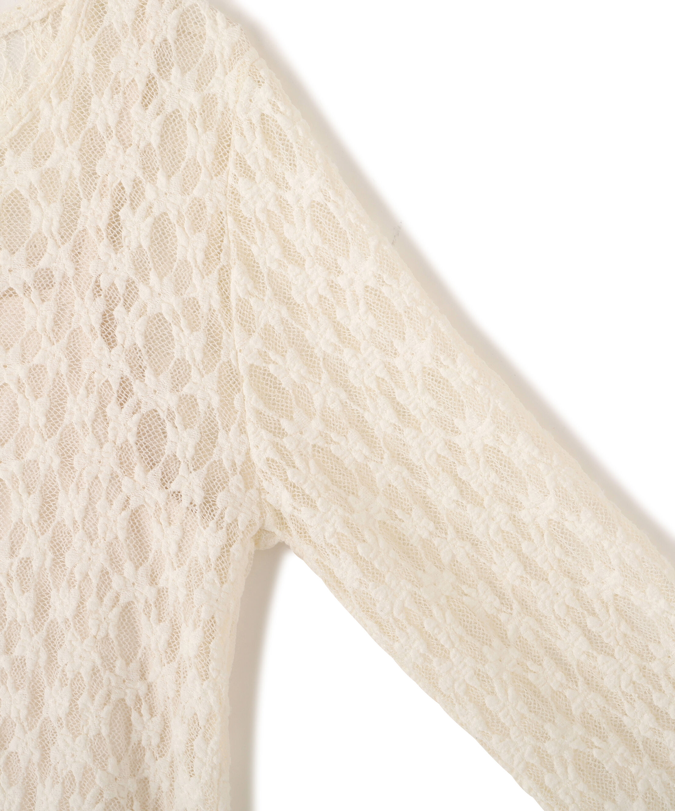  「チョーカー付きレースカットソー」|Tシャツ・カットソー|