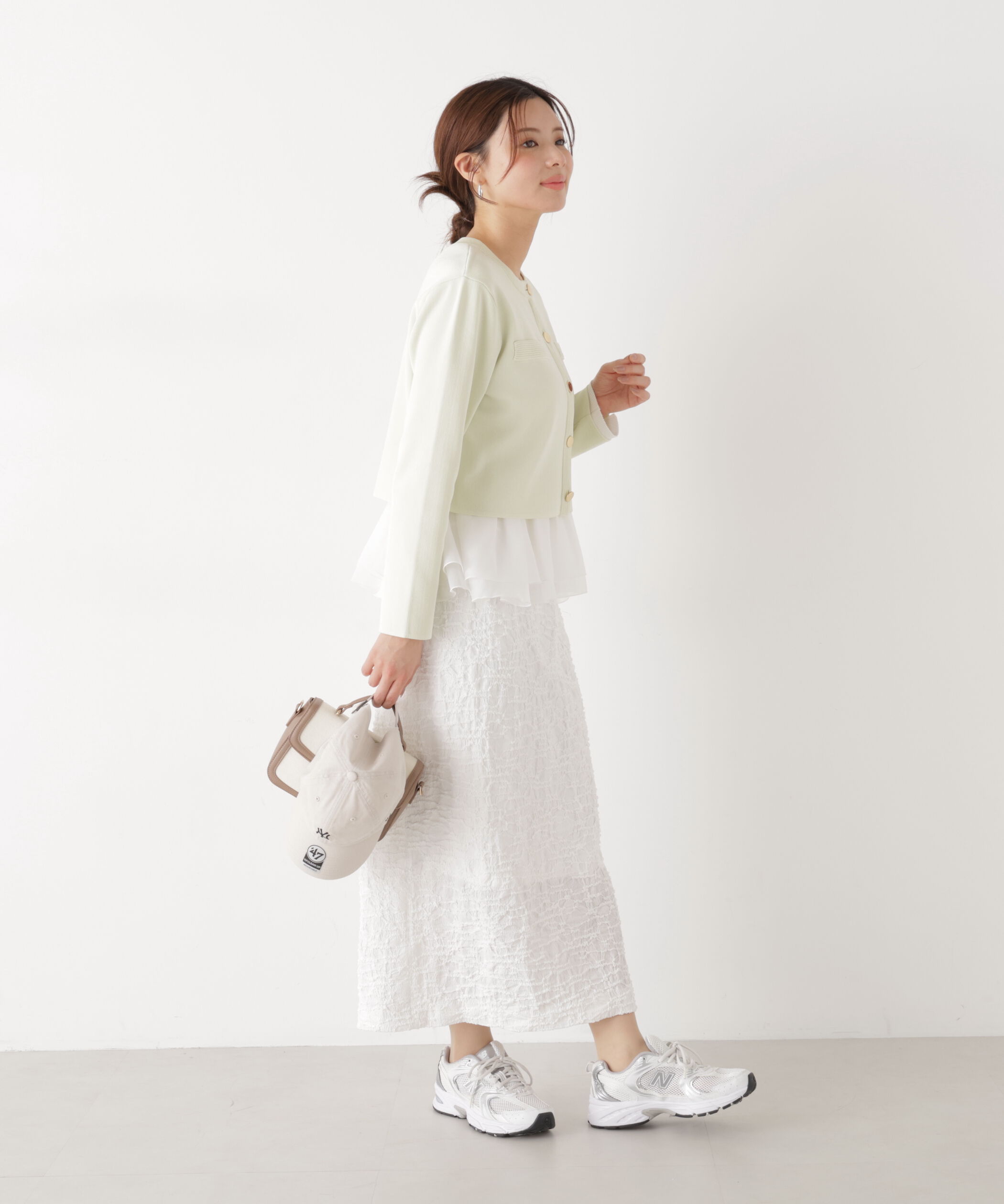 PROPORTION BODY DRESSING「ジャガードナロースカート　26SS」|スカート|