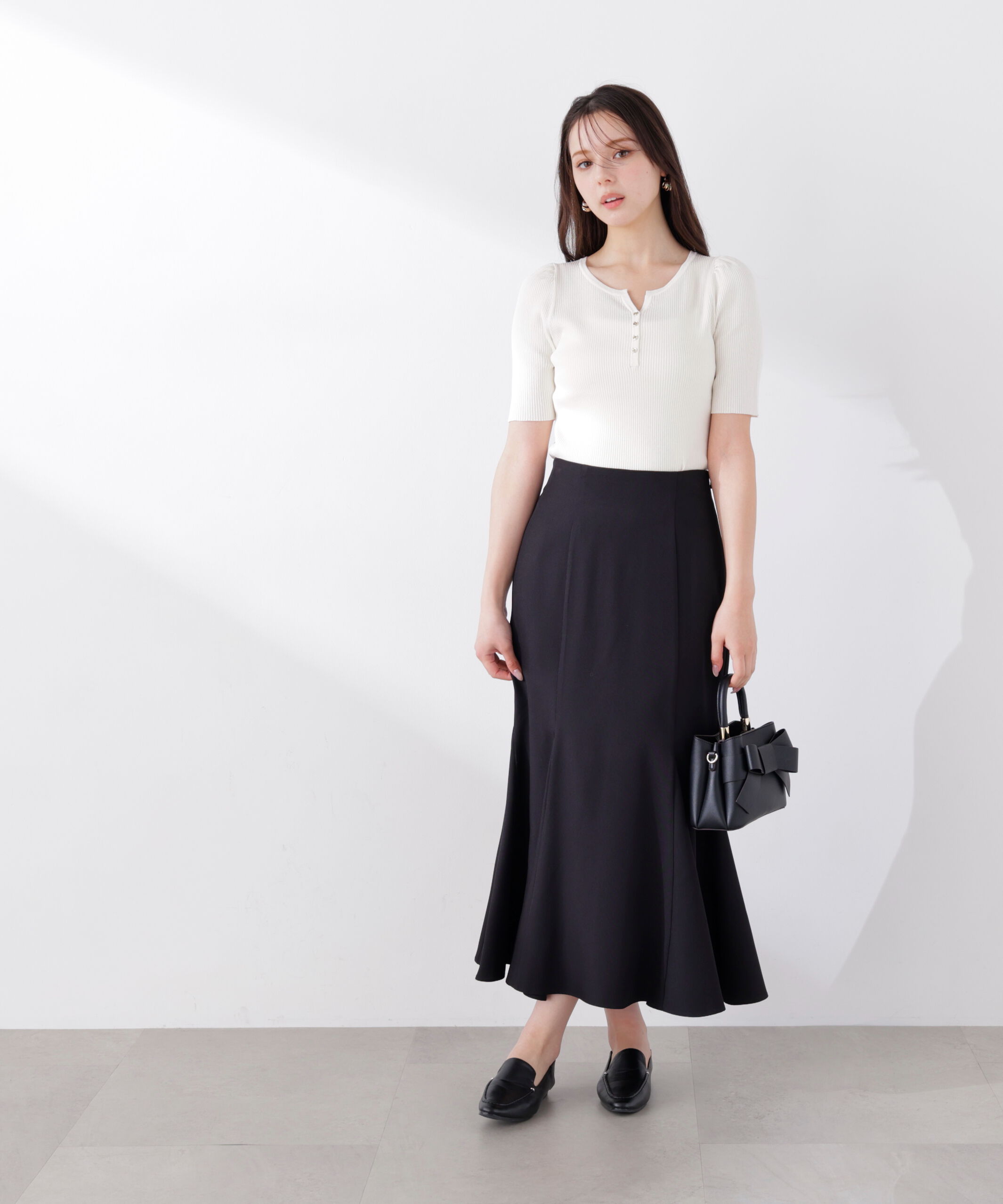 PROPORTION BODY DRESSING「ヘンリーネックニット 26SS」|ニット・セーター|