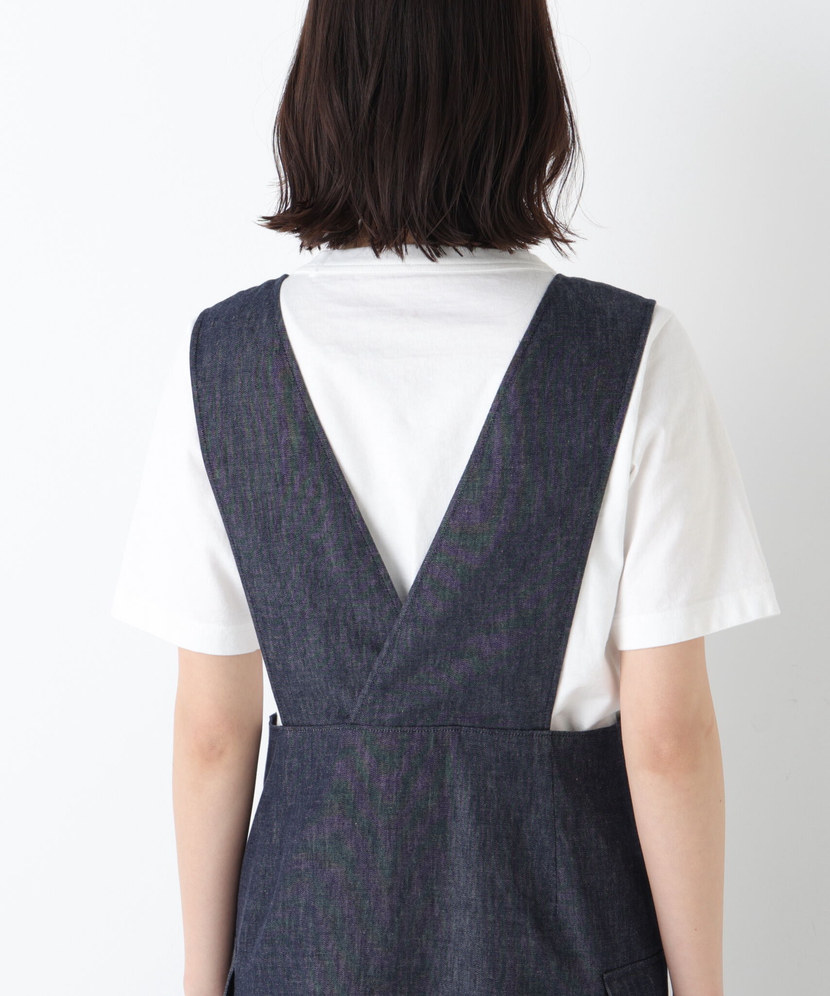  「◆《ウォッシャブル》ライトオンスデニムジャンスカ」|ワンピース|