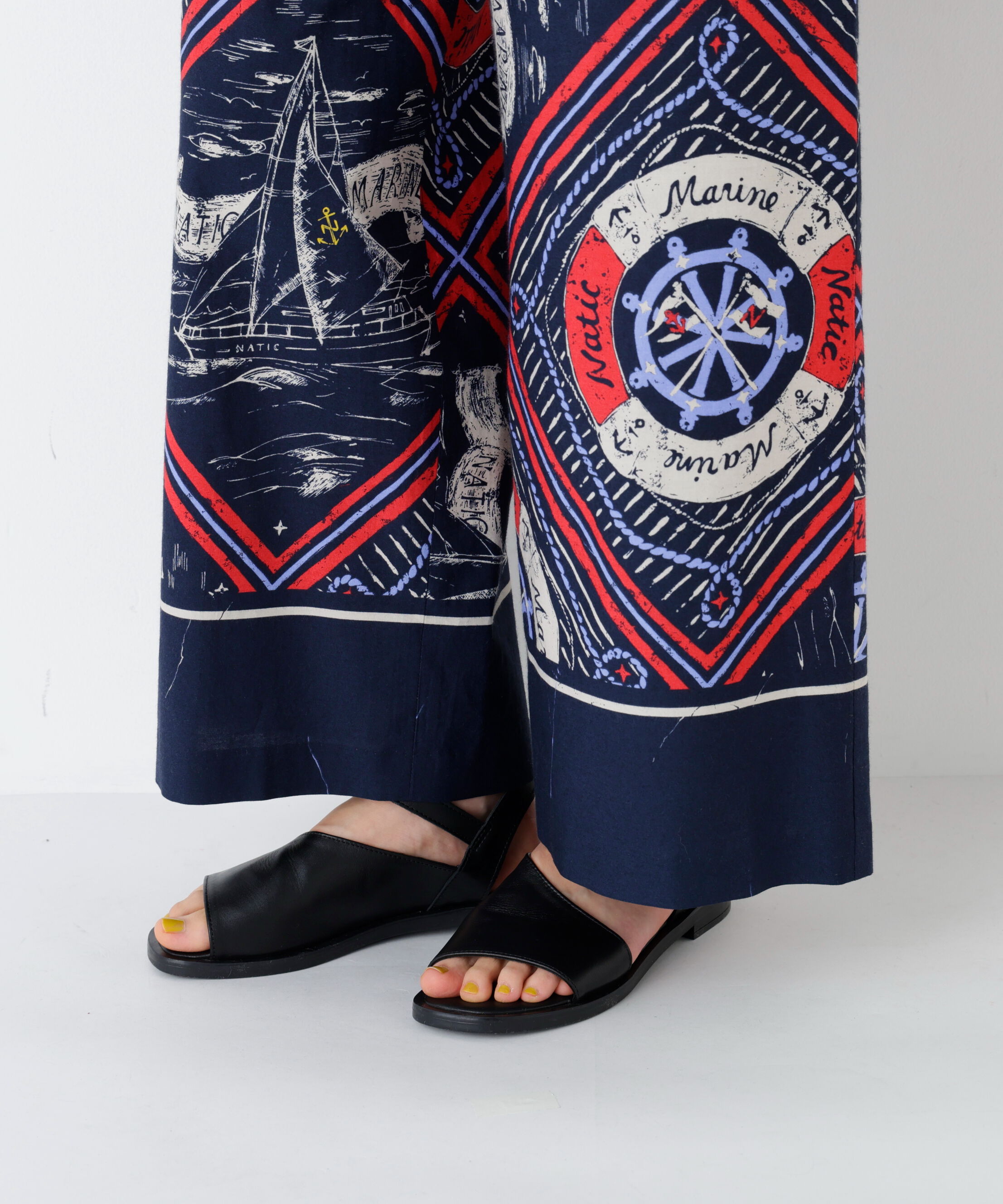  「≪ＮＡＴＩＣコラボ≫セミワイドプリントパンツ」|その他|