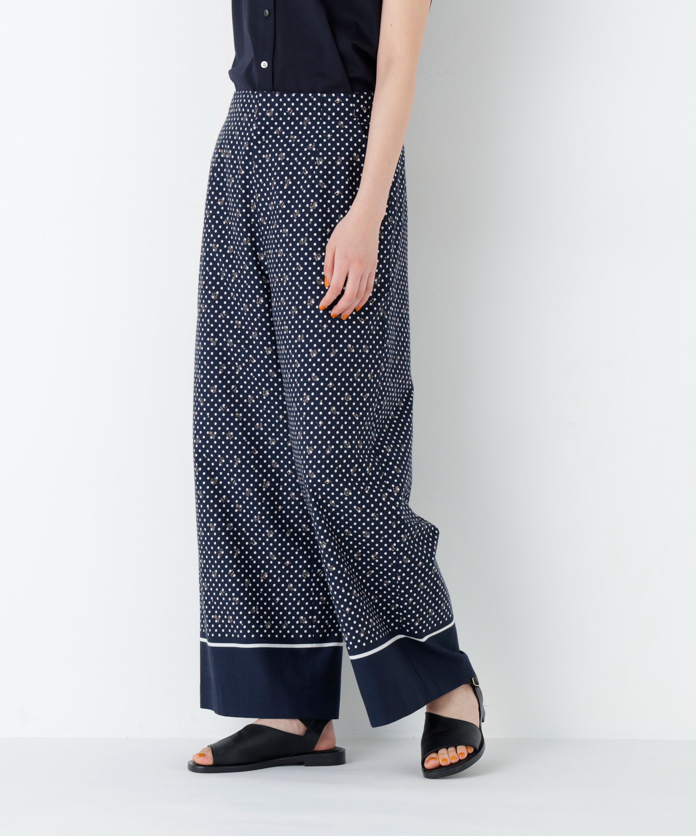  「≪ＮＡＴＩＣコラボ≫セミワイドプリントパンツ」|その他|