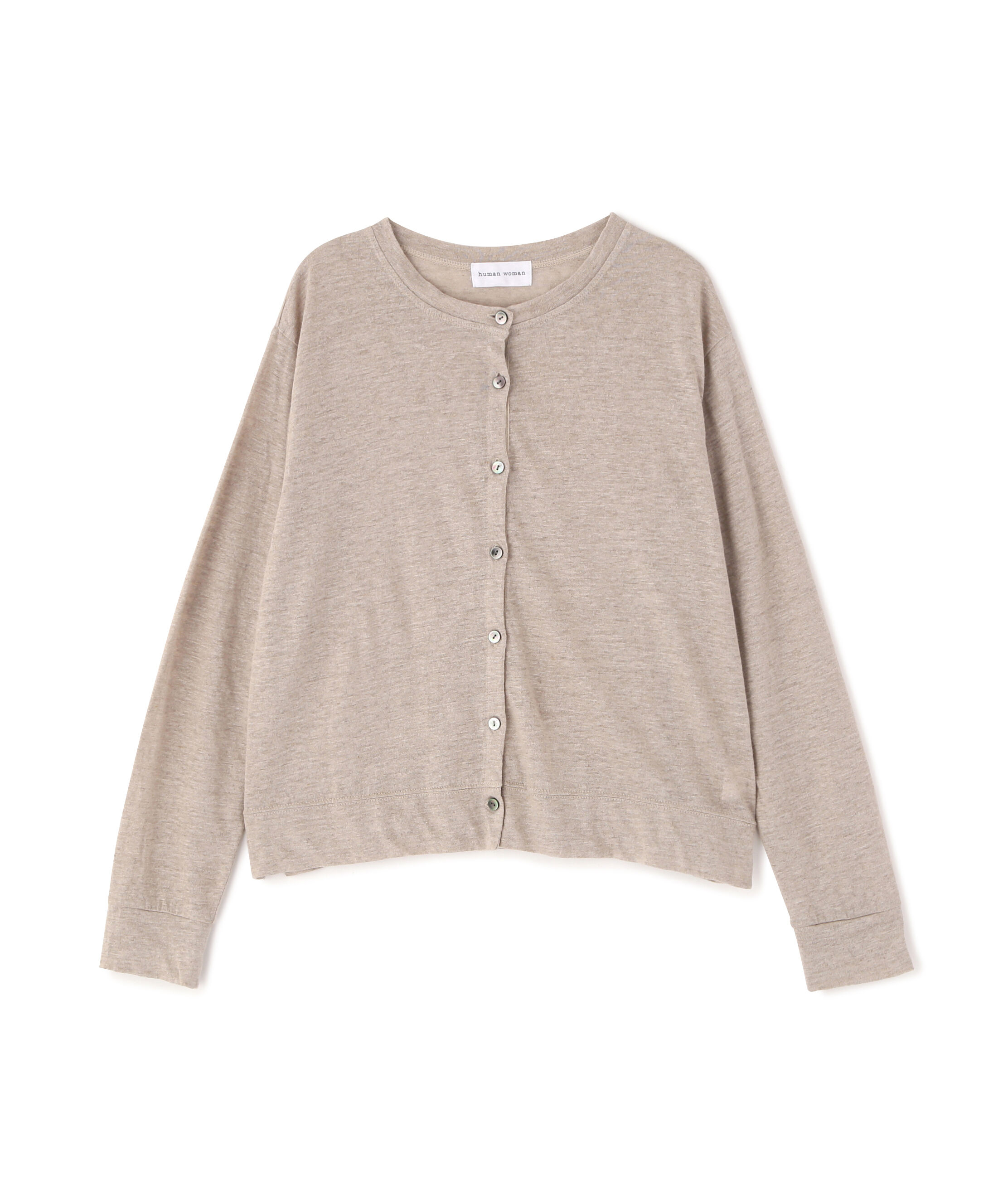  「リネン天竺カーディガン」|Tシャツ・カットソー|