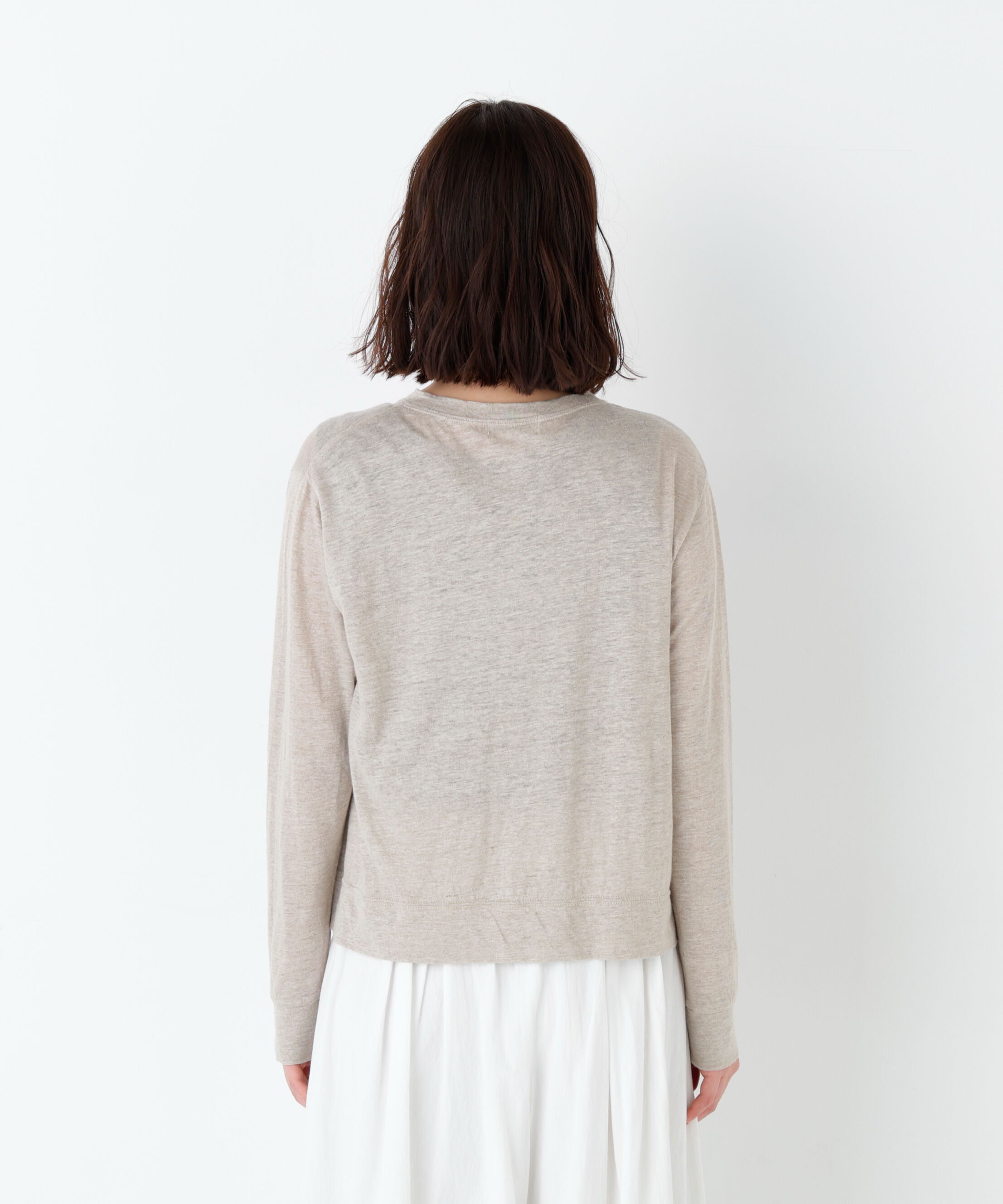  「リネン天竺カーディガン」|Tシャツ・カットソー|