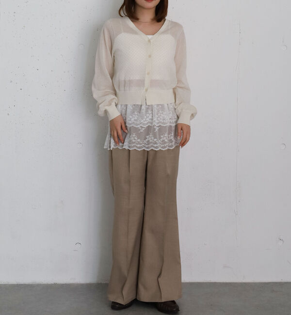 archives「レース付きセミフレアスラックス」|チノ|