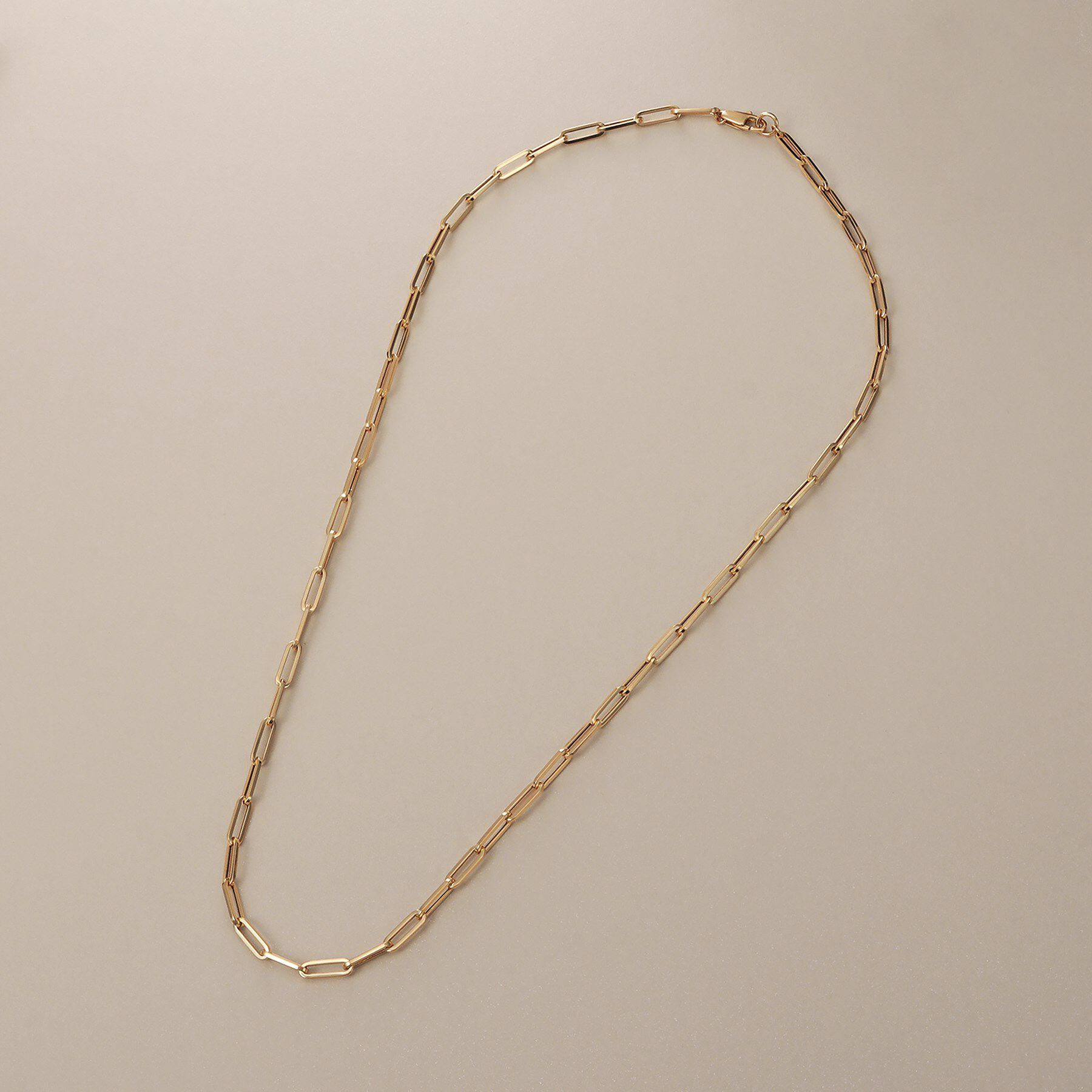 COCOSHNIK「K18中空イタリアングメット ネックレスS」|ネックレス|