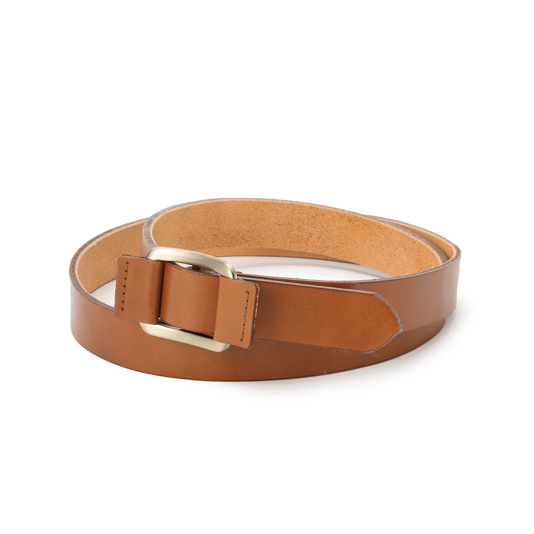 Dessin「牛革スライドベルト」|ベルト|キャメルブラウン(0