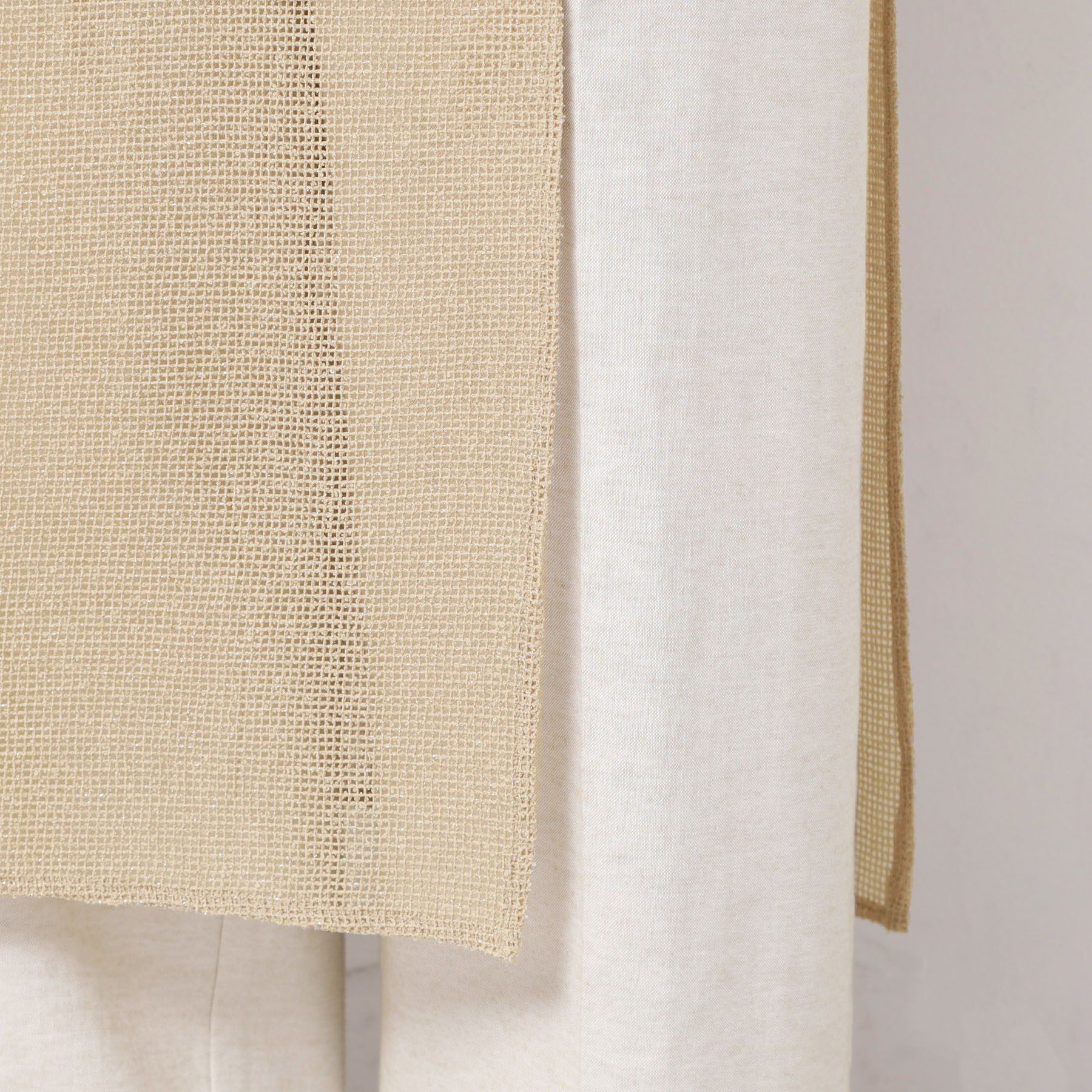 Dessin「【洗える】ラメ入りメッシュ巻きスカート」|スカート|